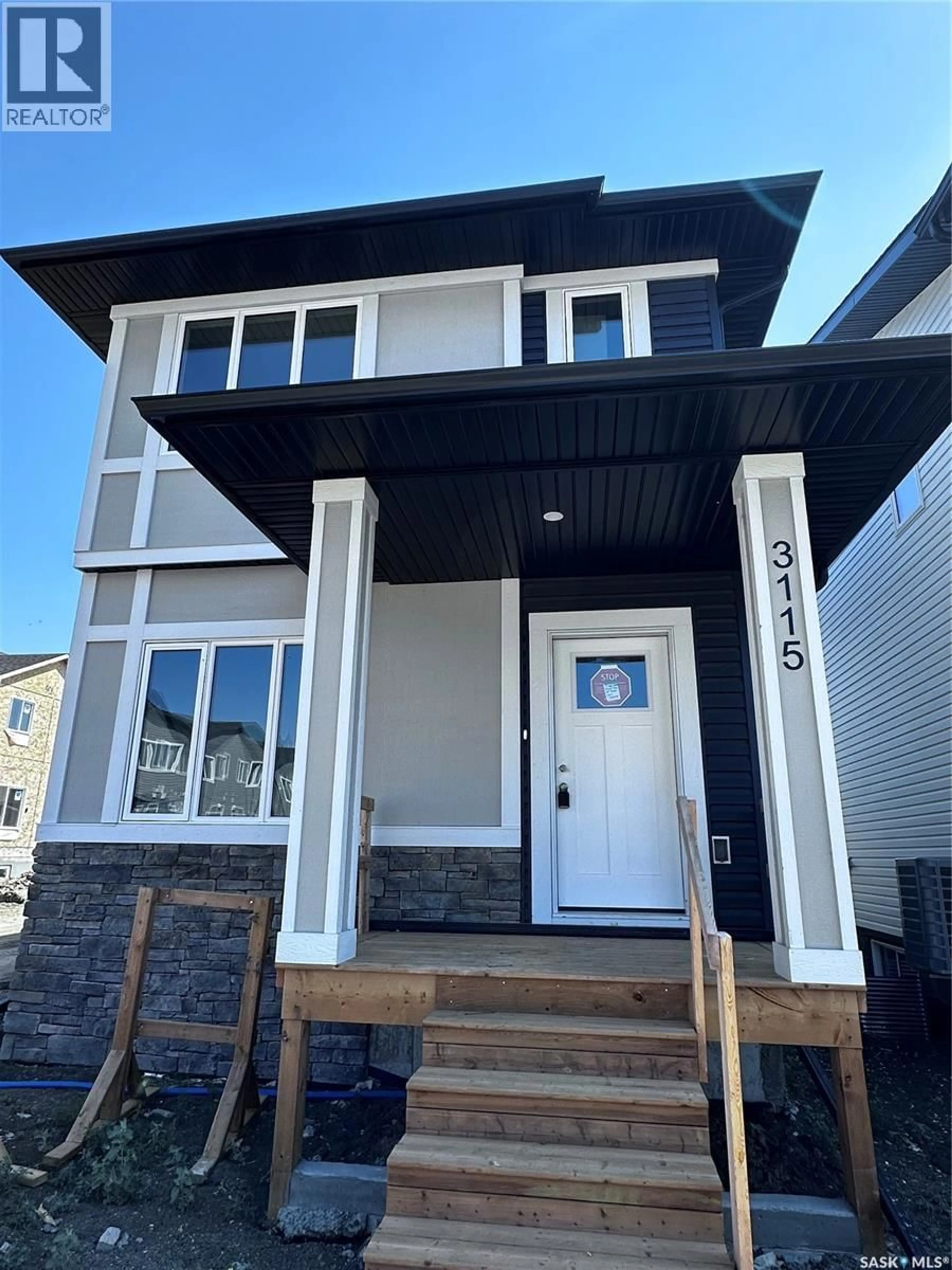 Home with vinyl exterior material, street for 3115 BOWEN STREET, Regina Saskatchewan S4V4C6