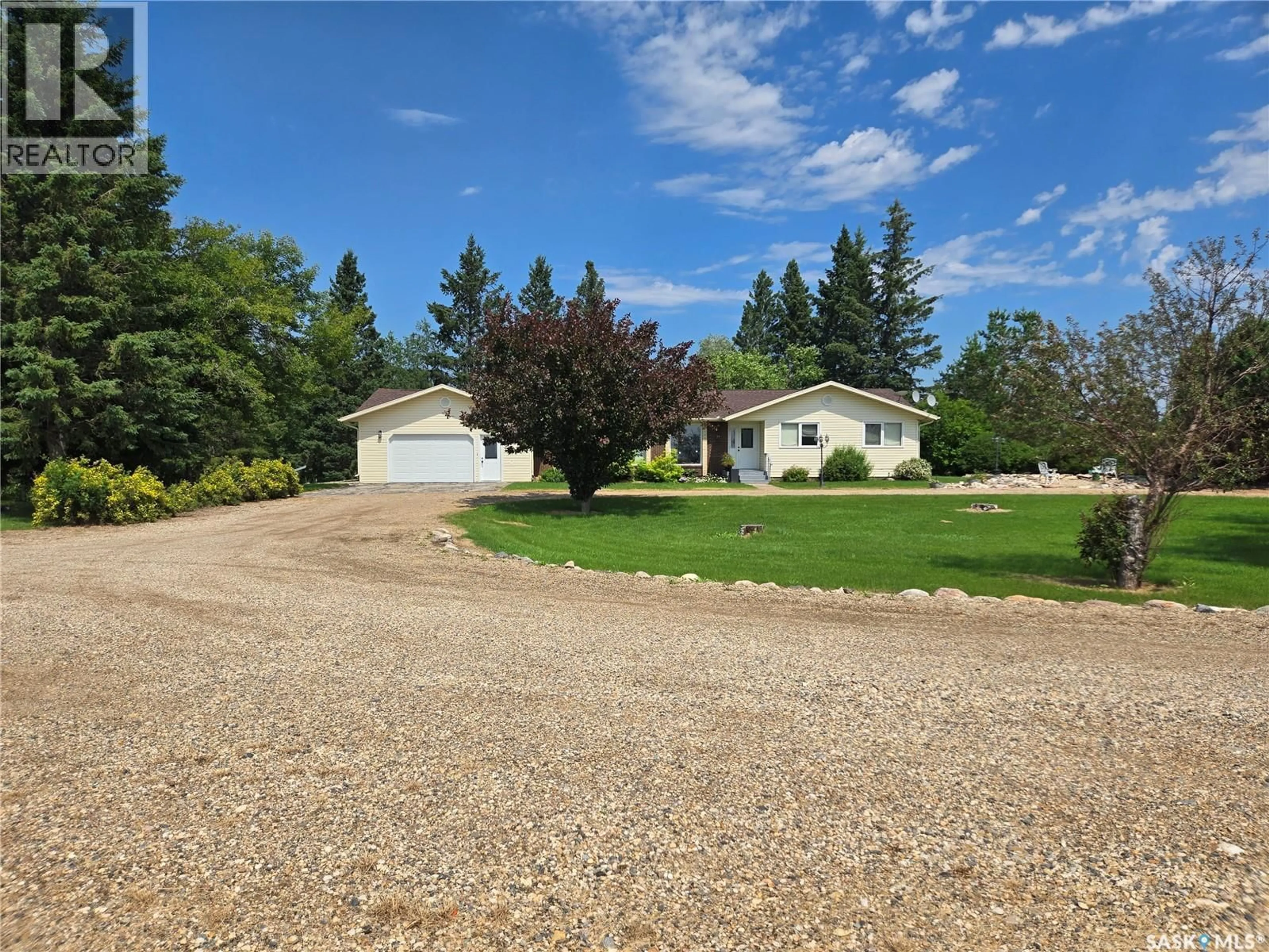 A pic from outside/outdoor area/front of a property/back of a property/a pic from drone, street for SMANDYCH ACREAGE, Cote Rm No. 271 Saskatchewan S0A1S0