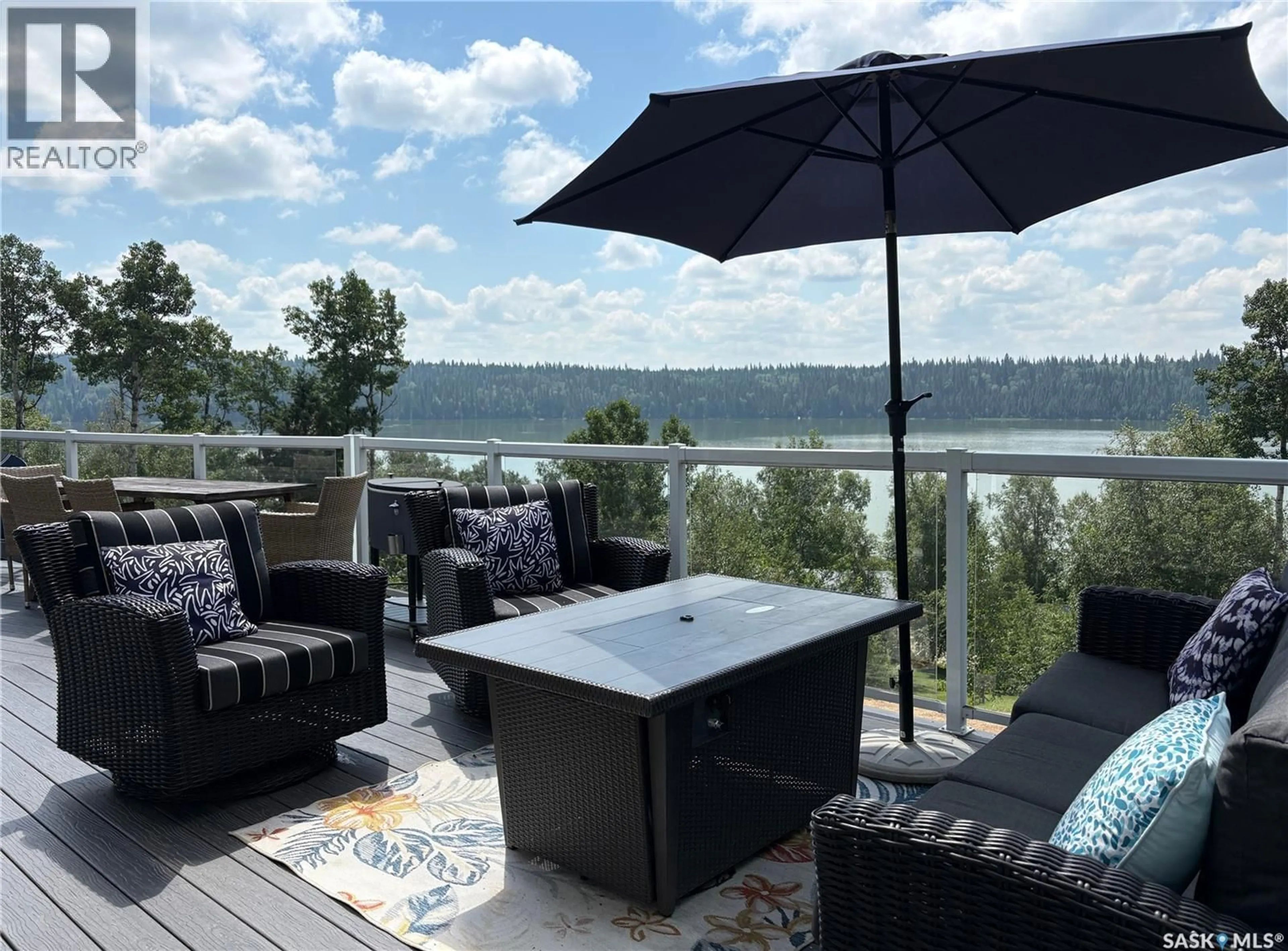 Patio, water/lake/river/ocean view for 17 TRANQUILITY DRIVE, Cowan Lake Saskatchewan S0J0E0