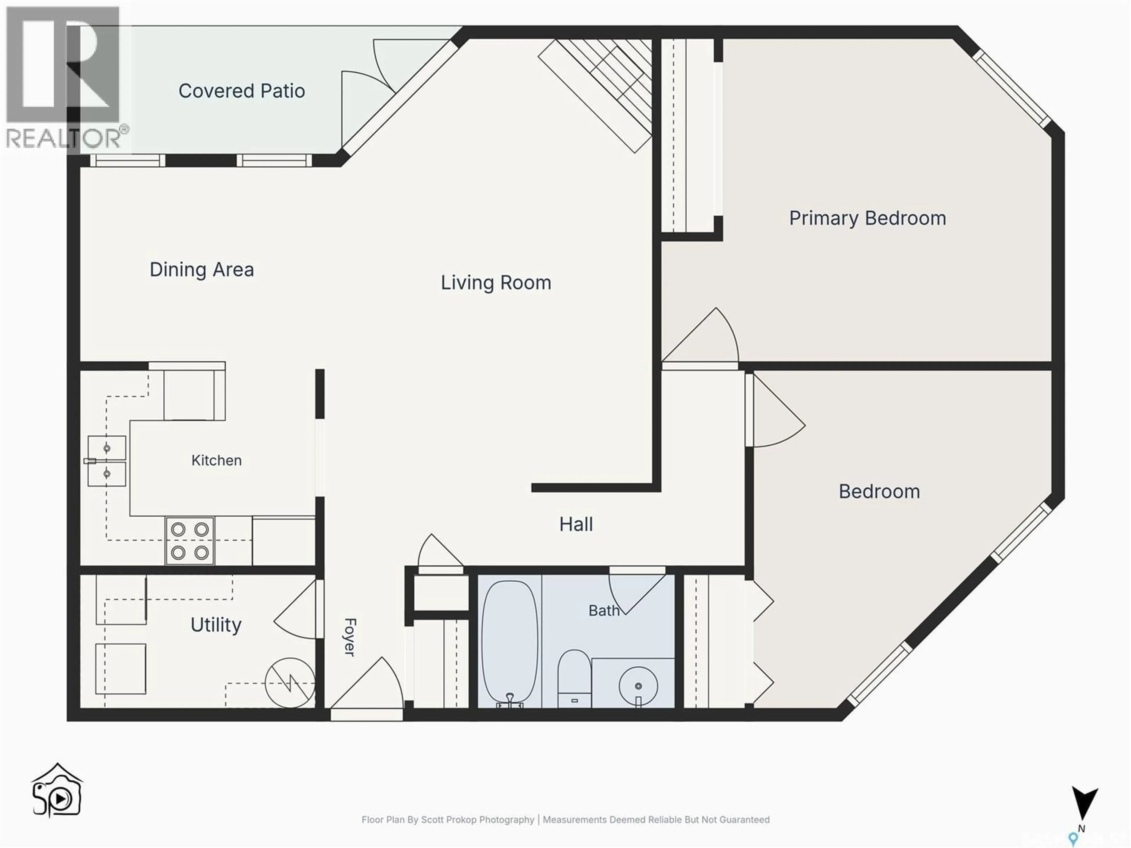 Floor plan for 102 - 431 TAIT COURT, Saskatoon Saskatchewan S7H5L3