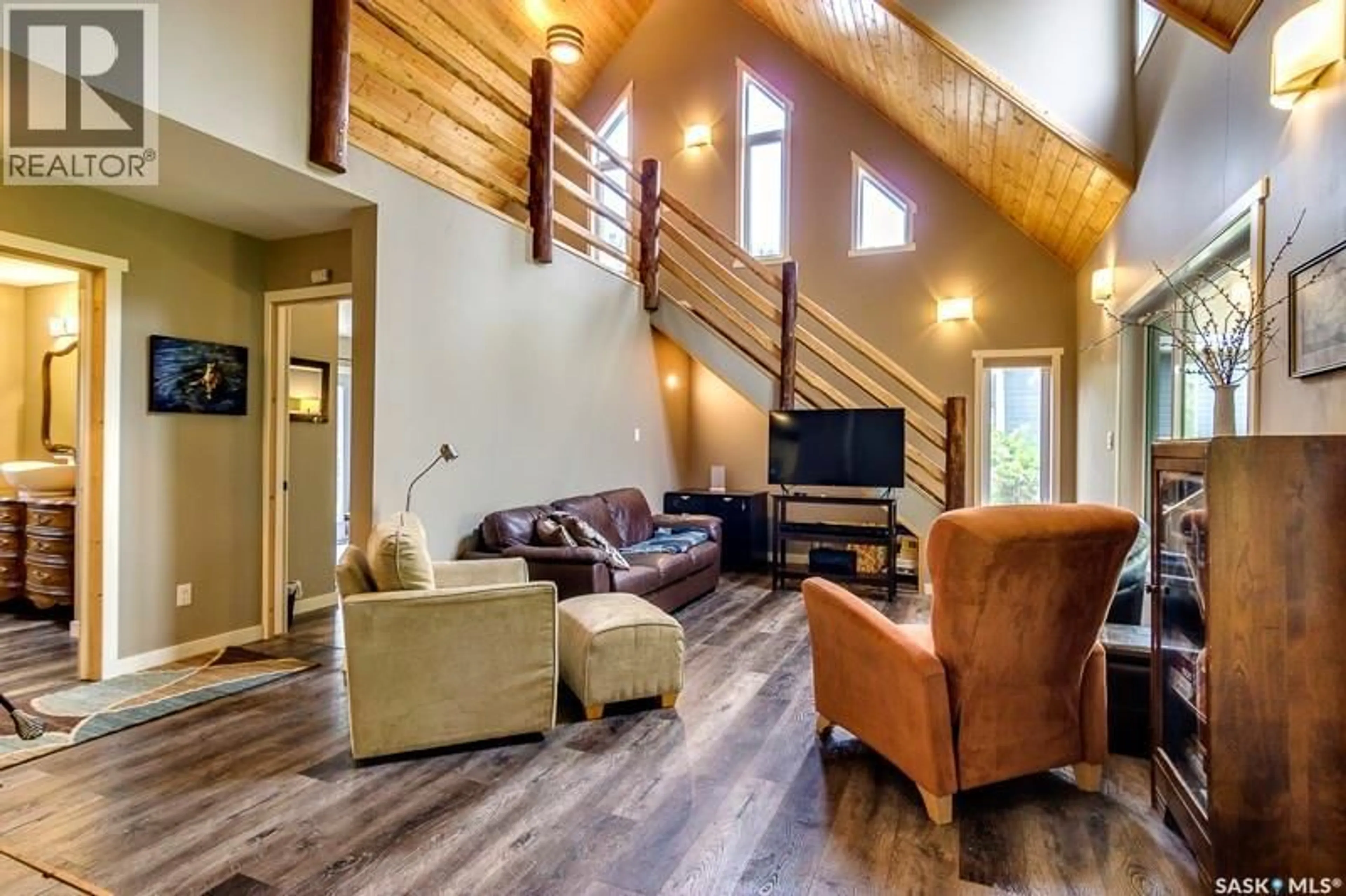 Living room with furniture, wood/laminate floor for 120 JIMMY ROAD, Jimmy (Pratt) Lake Saskatchewan S0K0J0