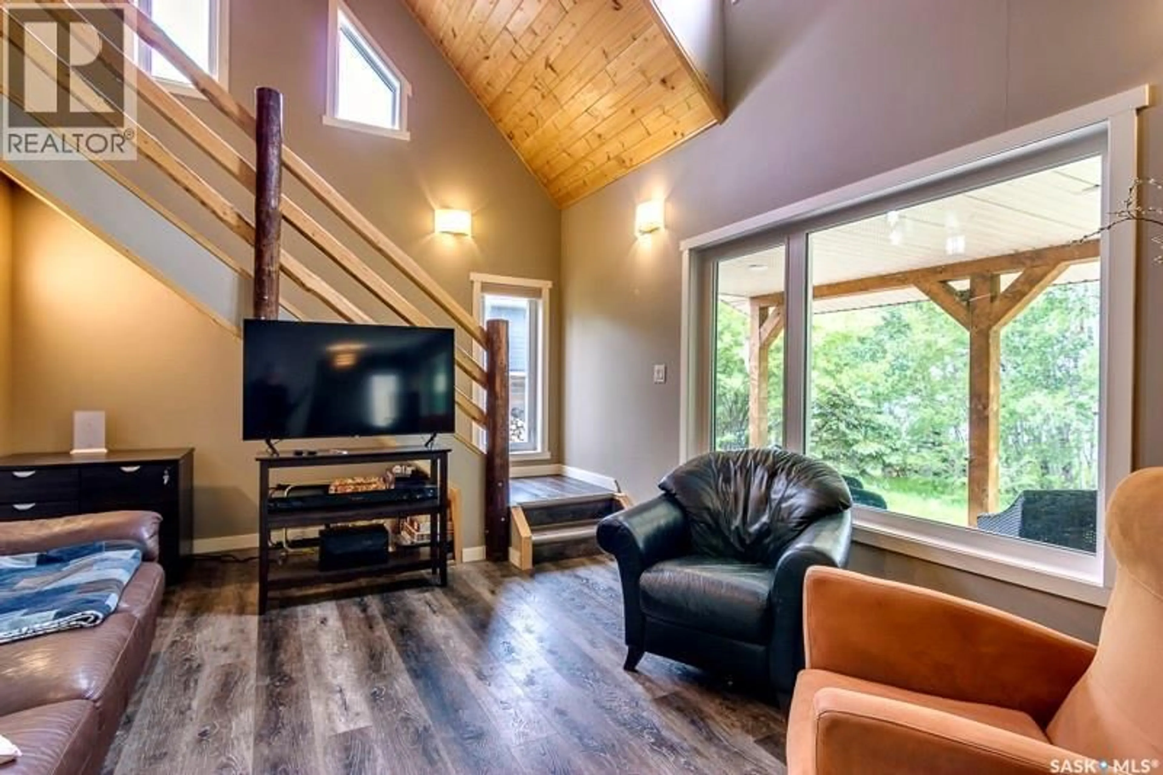 Living room with furniture, wood/laminate floor for 120 JIMMY ROAD, Jimmy (Pratt) Lake Saskatchewan S0K0J0