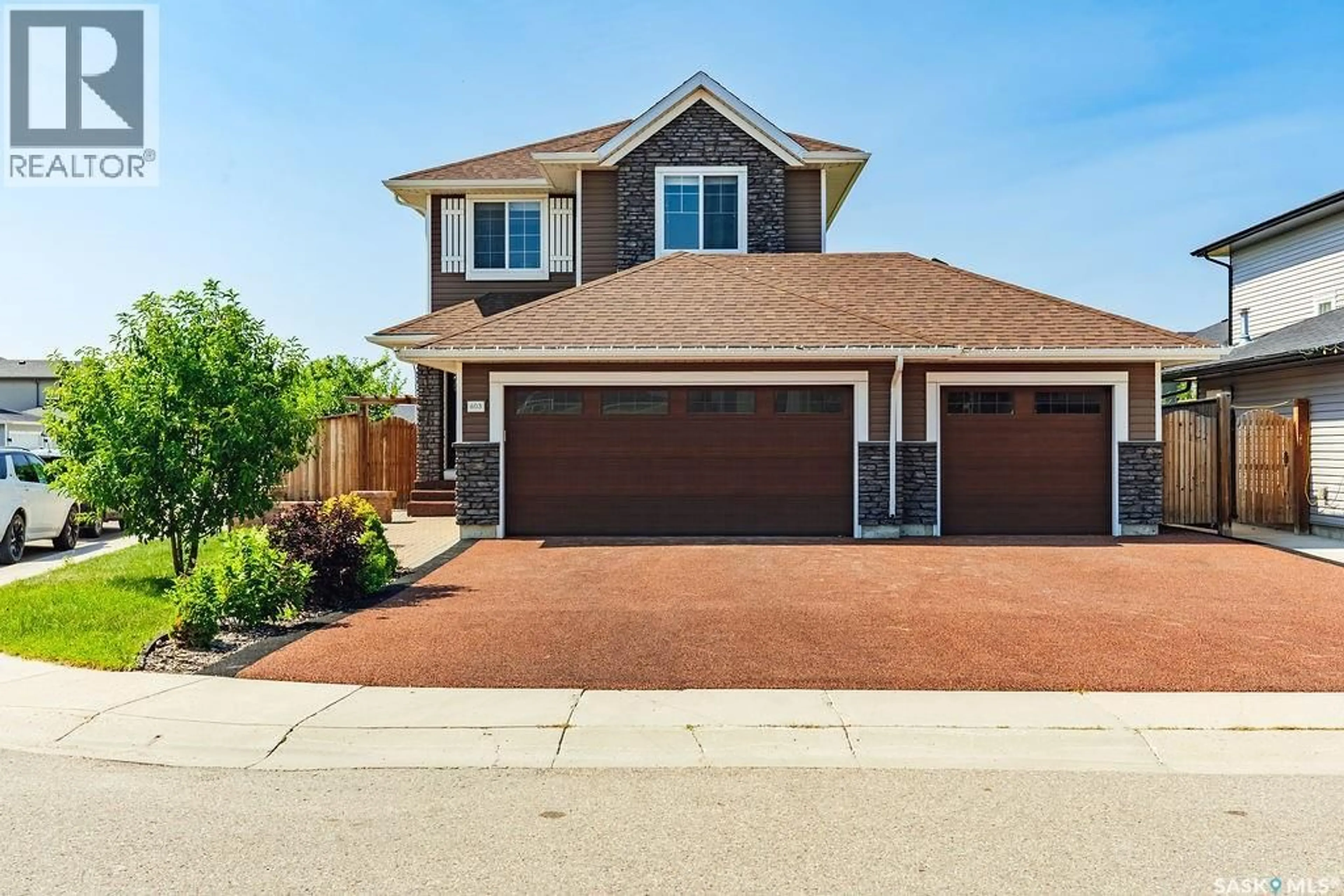 Home with brick exterior material, street for 603 PICHLER CRESCENT, Saskatoon Saskatchewan S7V0G2