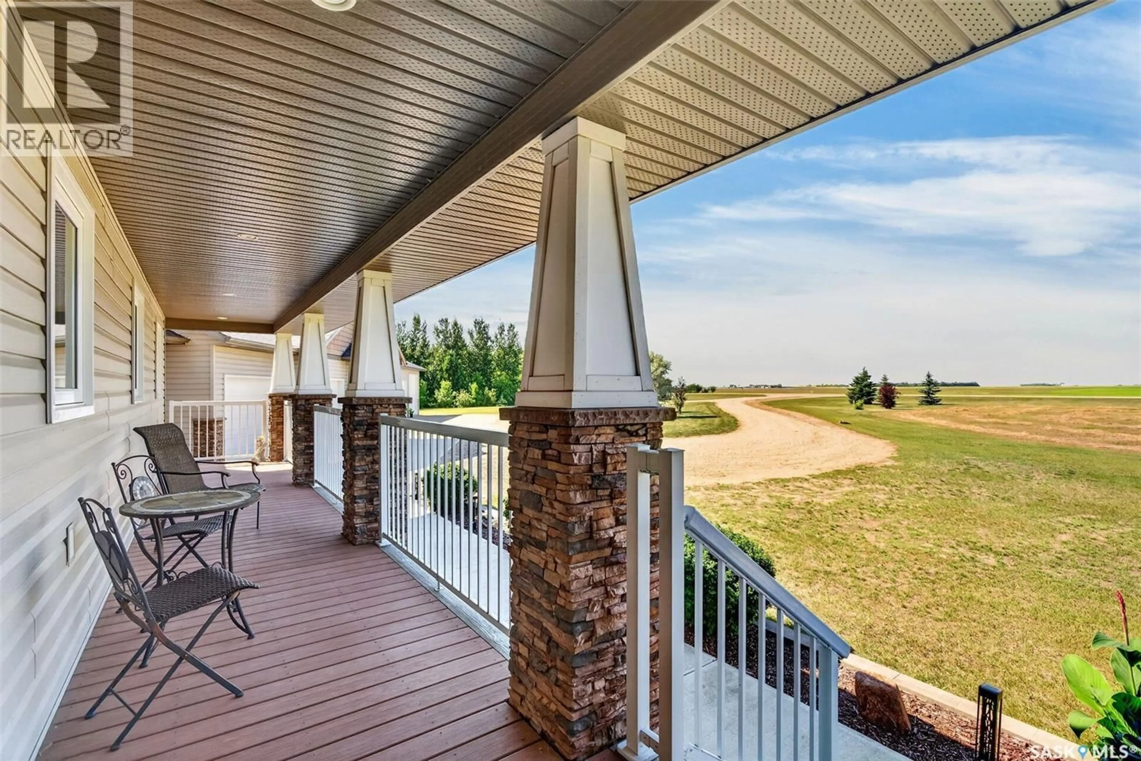 Patio, water/lake/river/ocean view for Acreage - PIKE LAKE RD, Vanscoy Rm No. 345 Saskatchewan S0L3J0