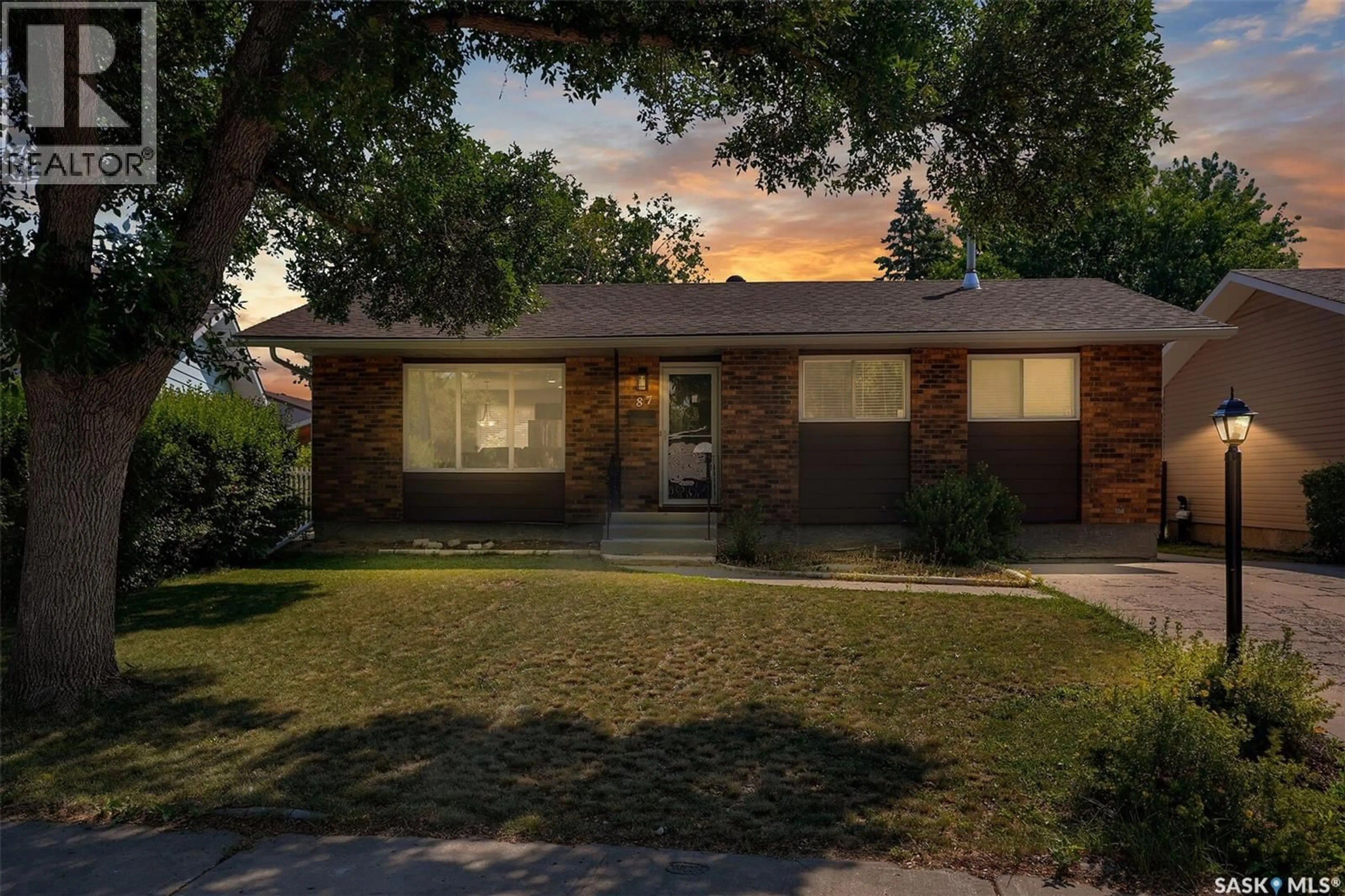 Home with brick exterior material, street for 87 HASTINGS CRESCENT, Regina Saskatchewan S4T7N6