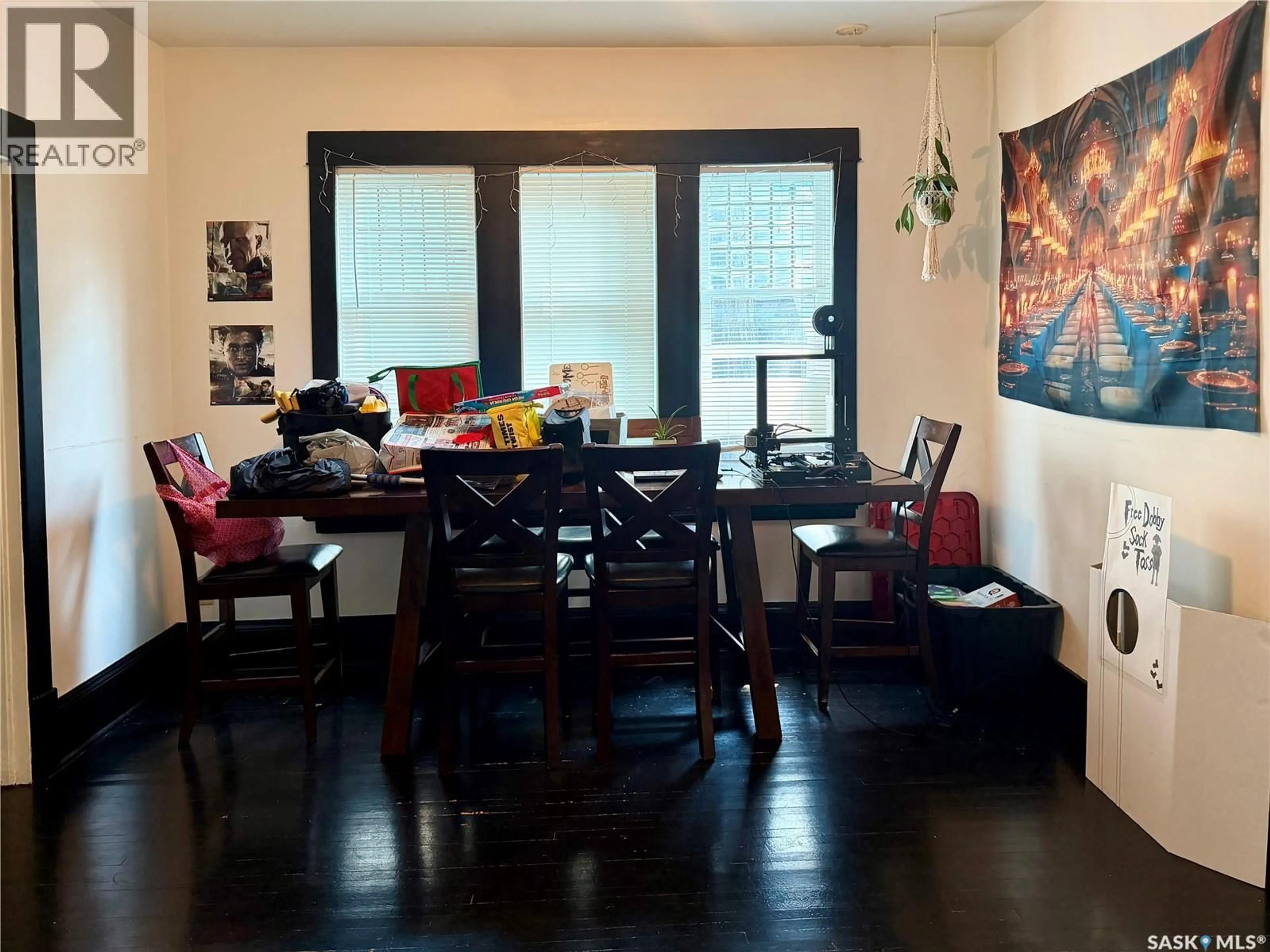 Dining room, wood/laminate floor for 2130 RAE STREET, Regina Saskatchewan S4T2E7