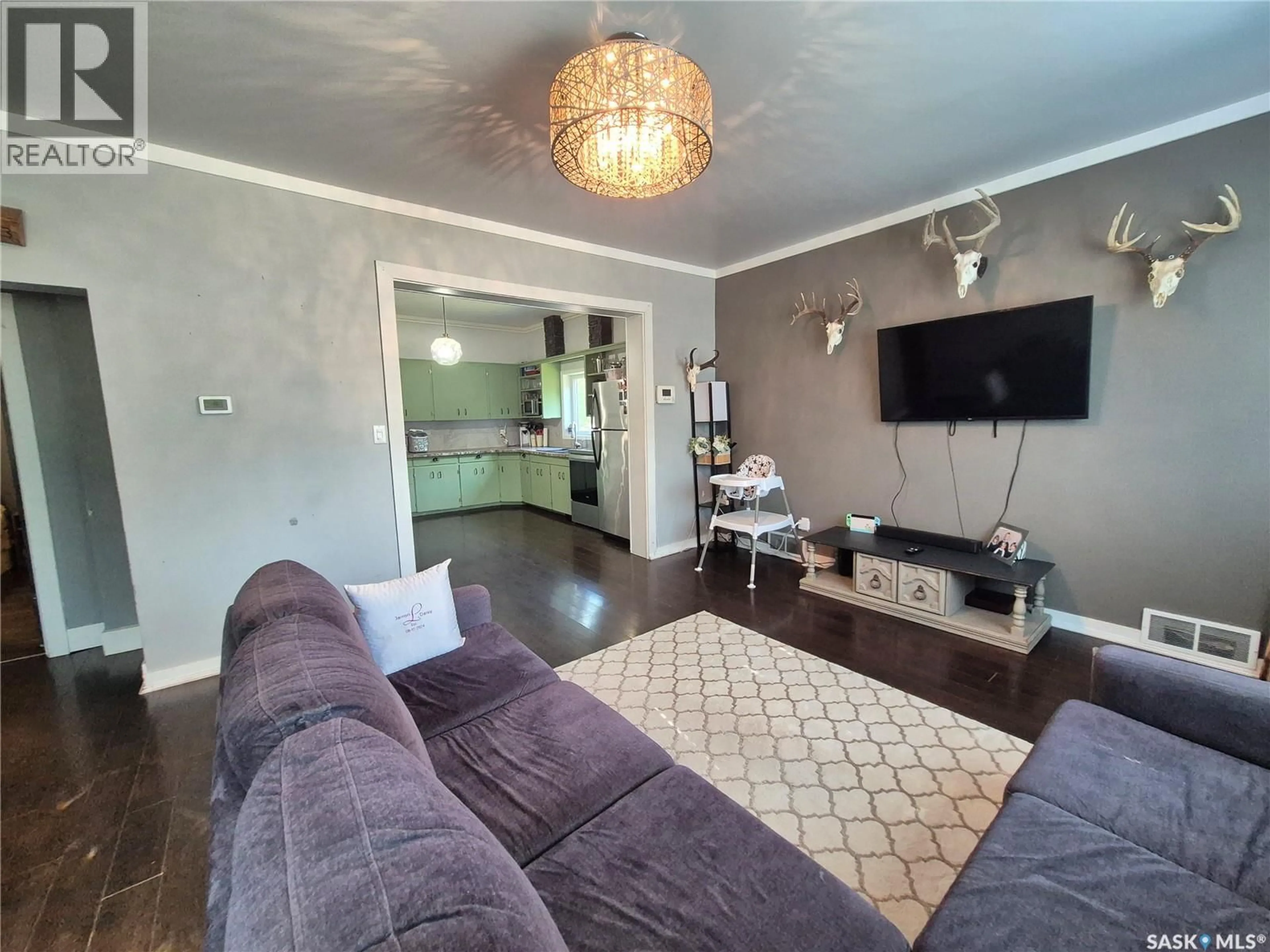 Living room with furniture, unknown for 729 BERTRAND AVENUE, Radville Saskatchewan S0C2G0