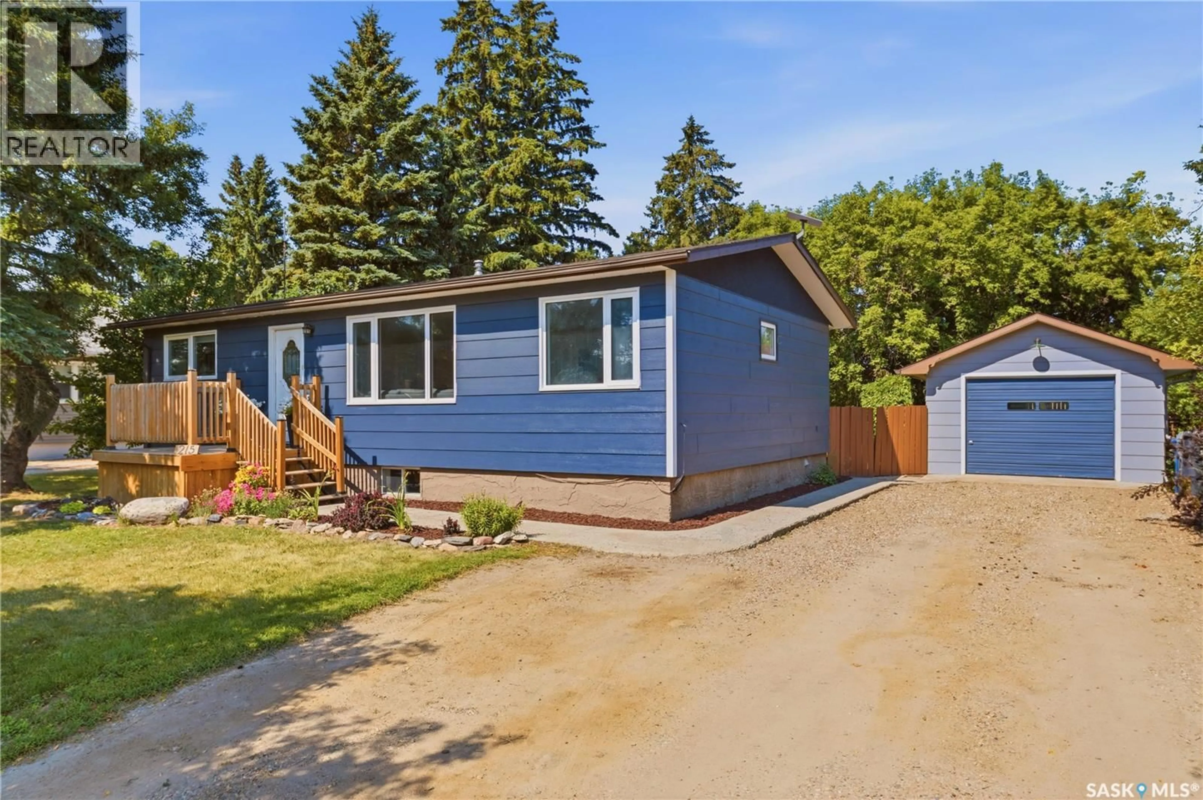 Home with vinyl exterior material, street for 215 MARGARET STREET, Bulyea Saskatchewan S0G0L0