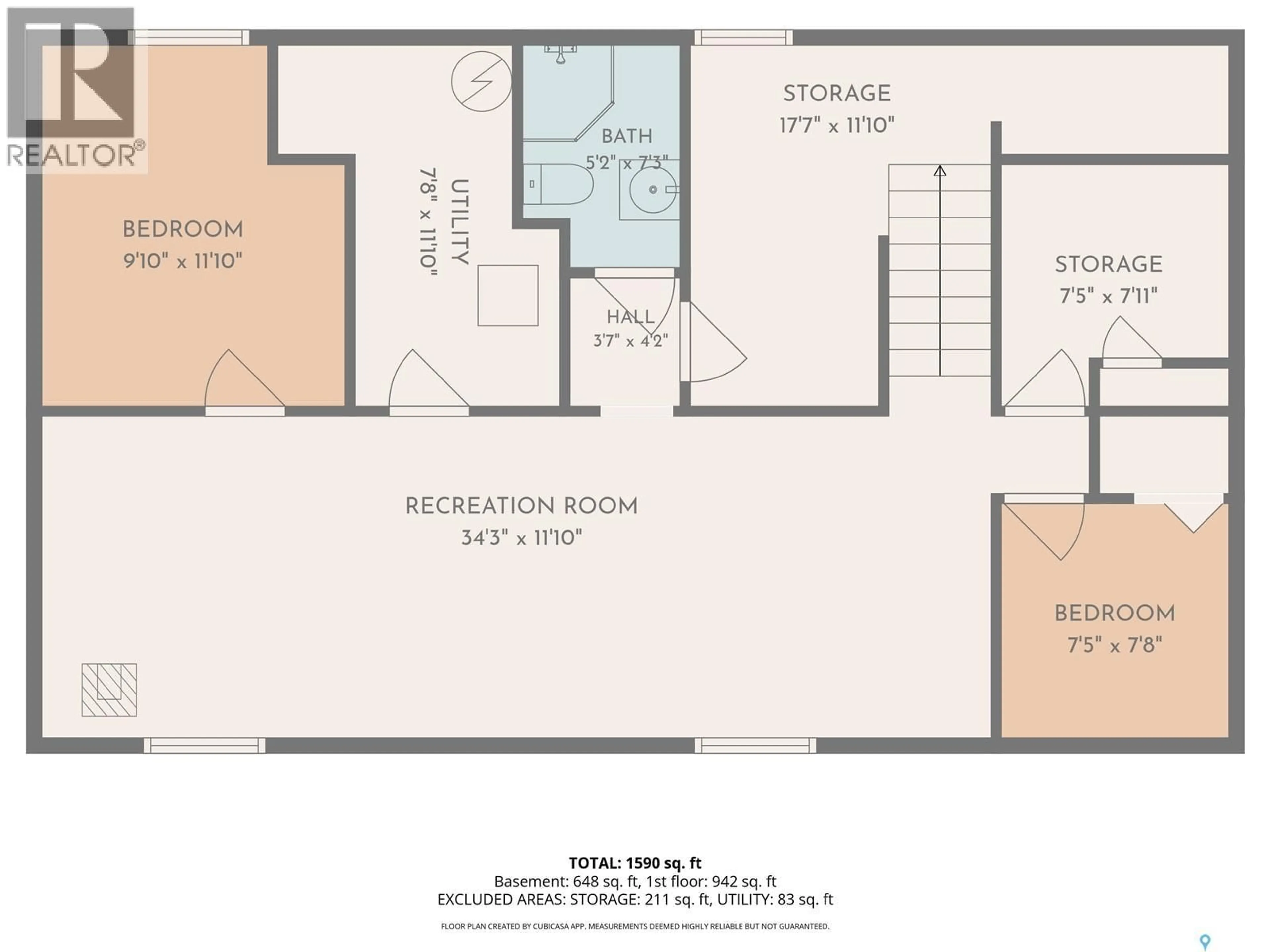 Floor plan for 215 MARGARET STREET, Bulyea Saskatchewan S0G0L0