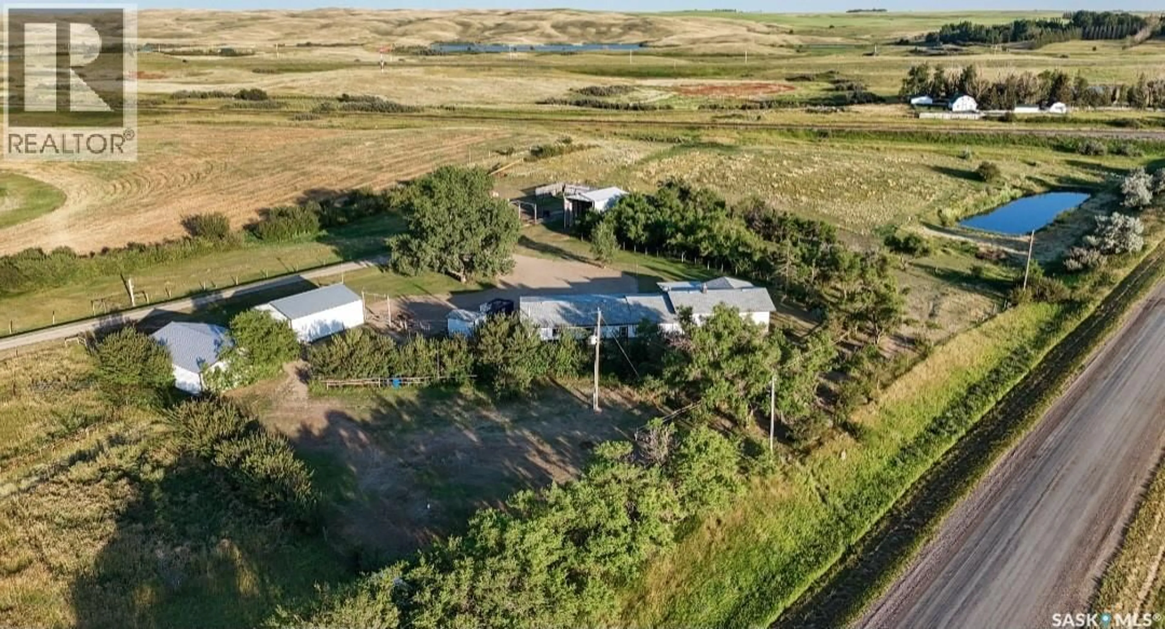 A pic from outside/outdoor area/front of a property/back of a property/a pic from drone, street for ANDERSON ACRES, Swift Current Rm No. 137 Saskatchewan S9H4M7