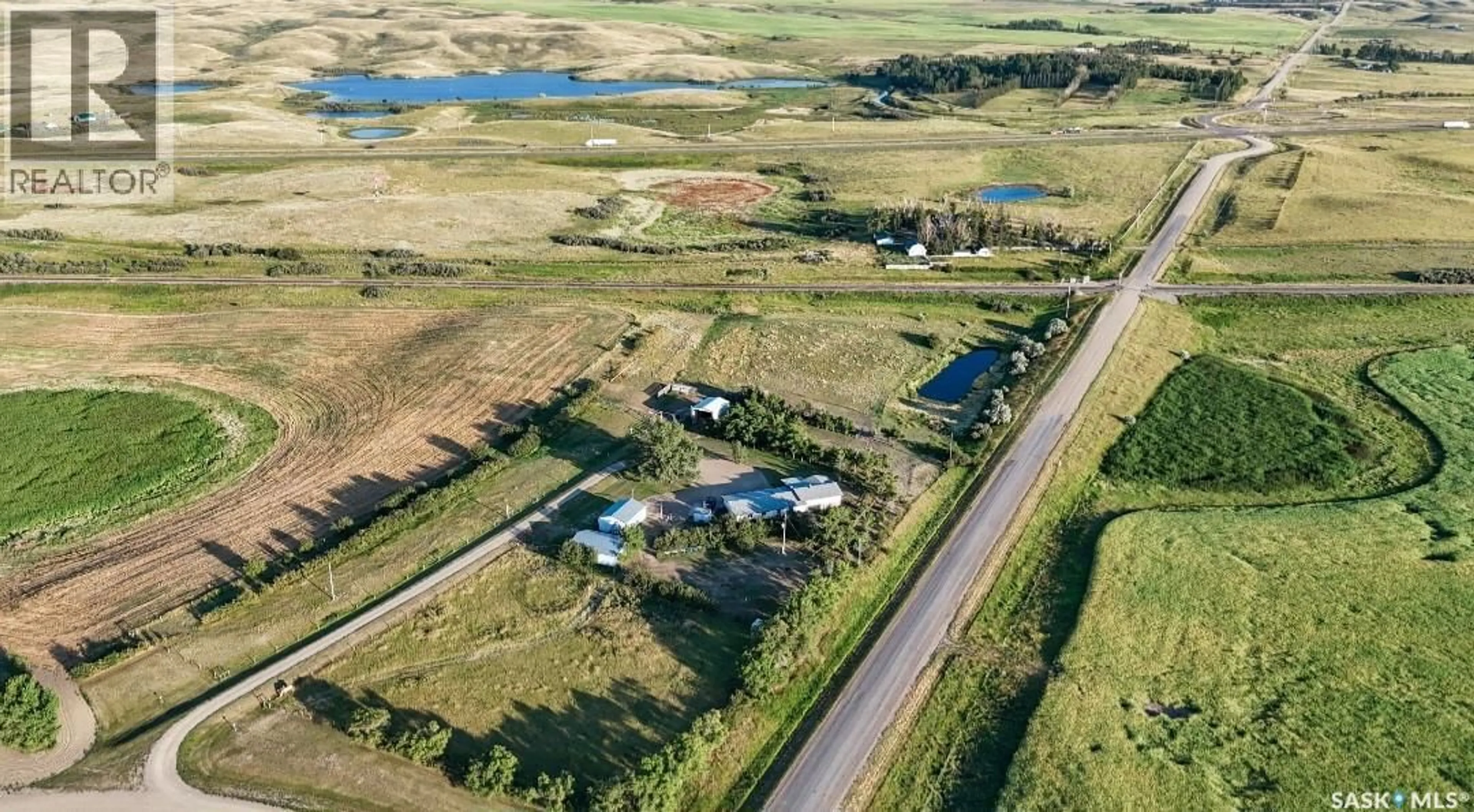A pic from outside/outdoor area/front of a property/back of a property/a pic from drone, water/lake/river/ocean view for ANDERSON ACRES, Swift Current Rm No. 137 Saskatchewan S9H4M7