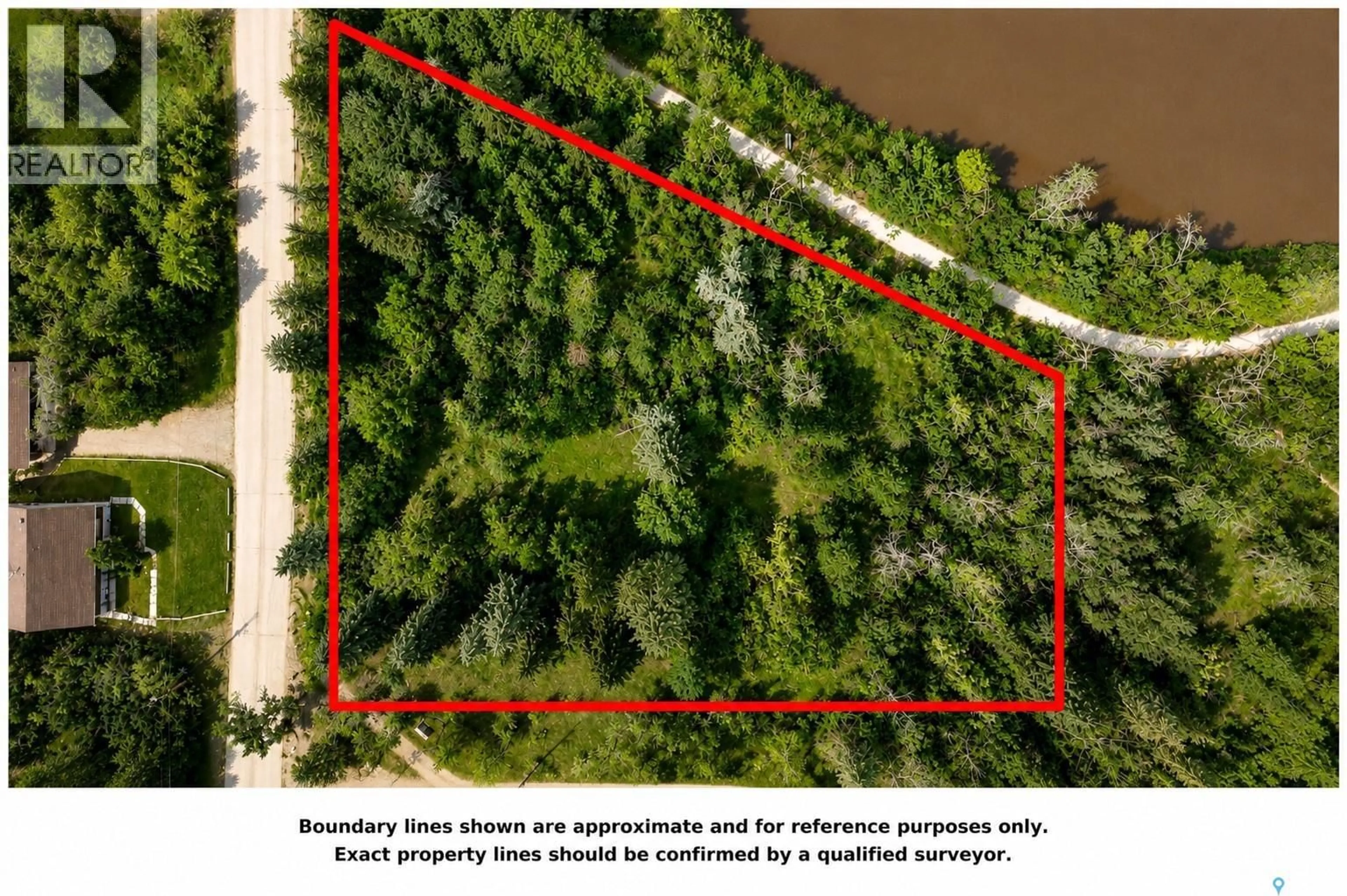 A pic from outside/outdoor area/front of a property/back of a property/a pic from drone, forest/trees view for 347 WELLESLEY STREET, Moose Jaw Saskatchewan S6H6A2