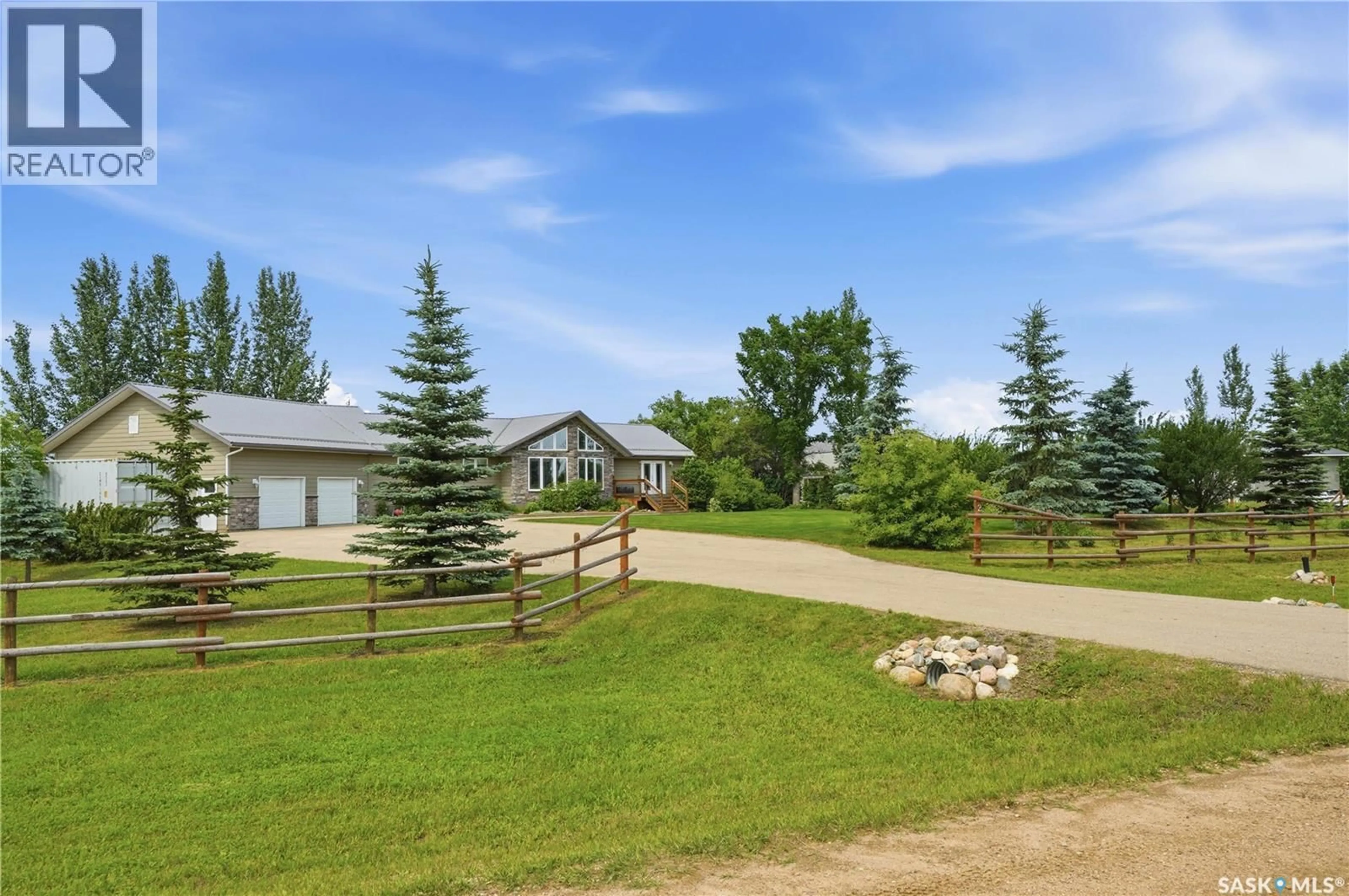 A pic from outside/outdoor area/front of a property/back of a property/a pic from drone, mountain view for 2 SOLAR ROAD, Corman Park Rm No. 344 Saskatchewan S0K4S0