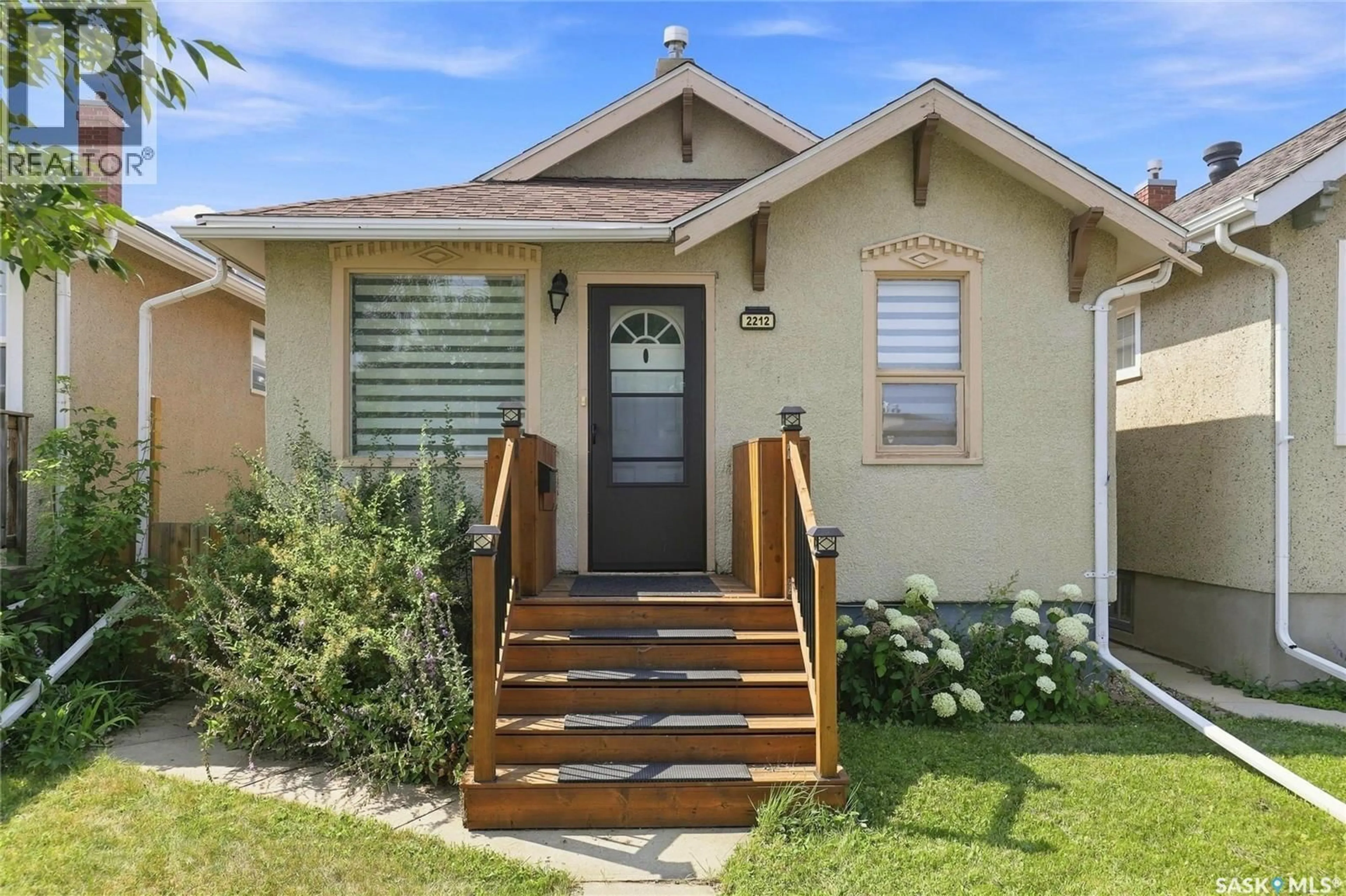 Home with vinyl exterior material, street for 2212 WALLACE STREET, Regina Saskatchewan S4N4A7