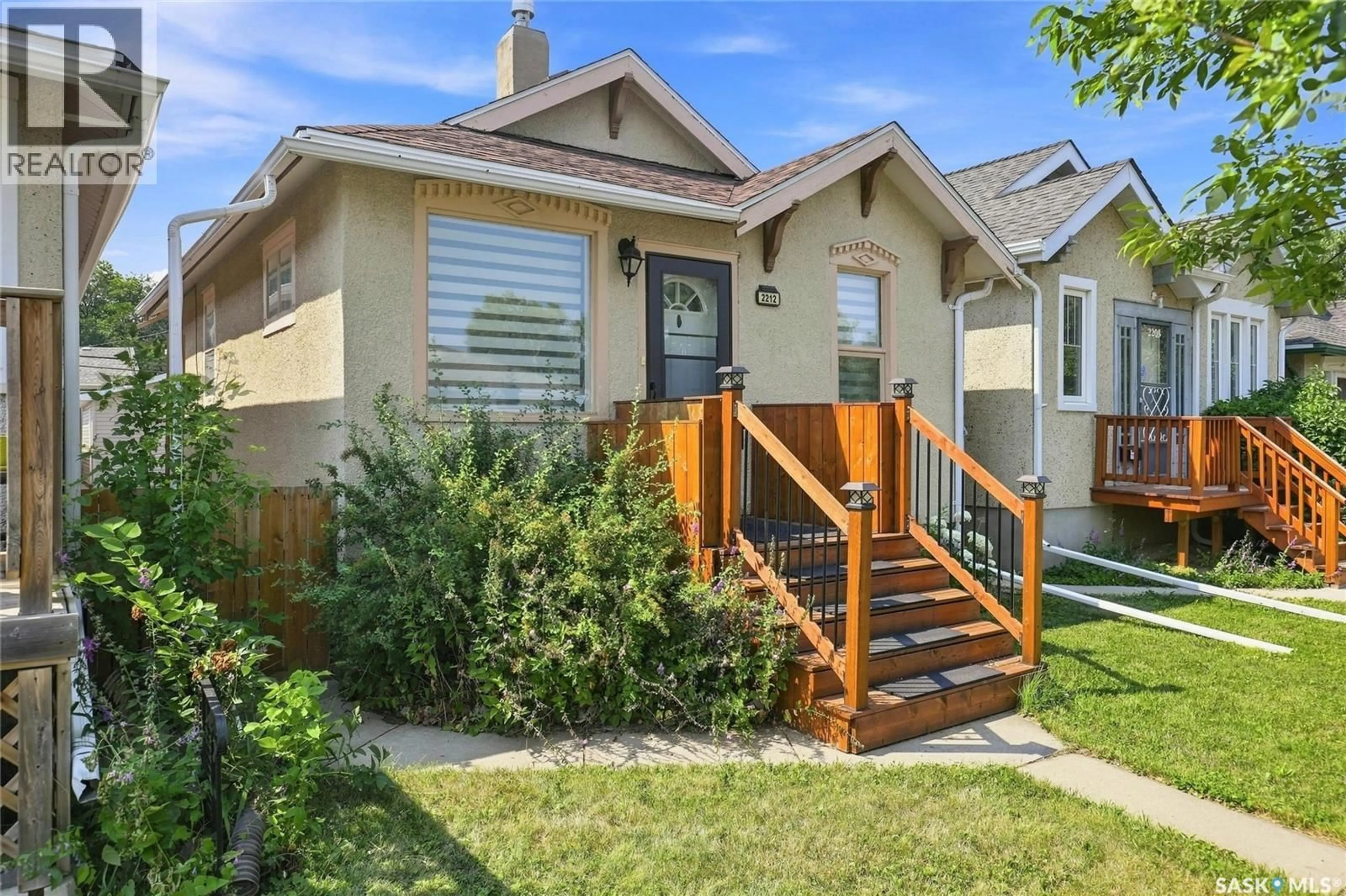 Home with vinyl exterior material, street for 2212 WALLACE STREET, Regina Saskatchewan S4N4A7