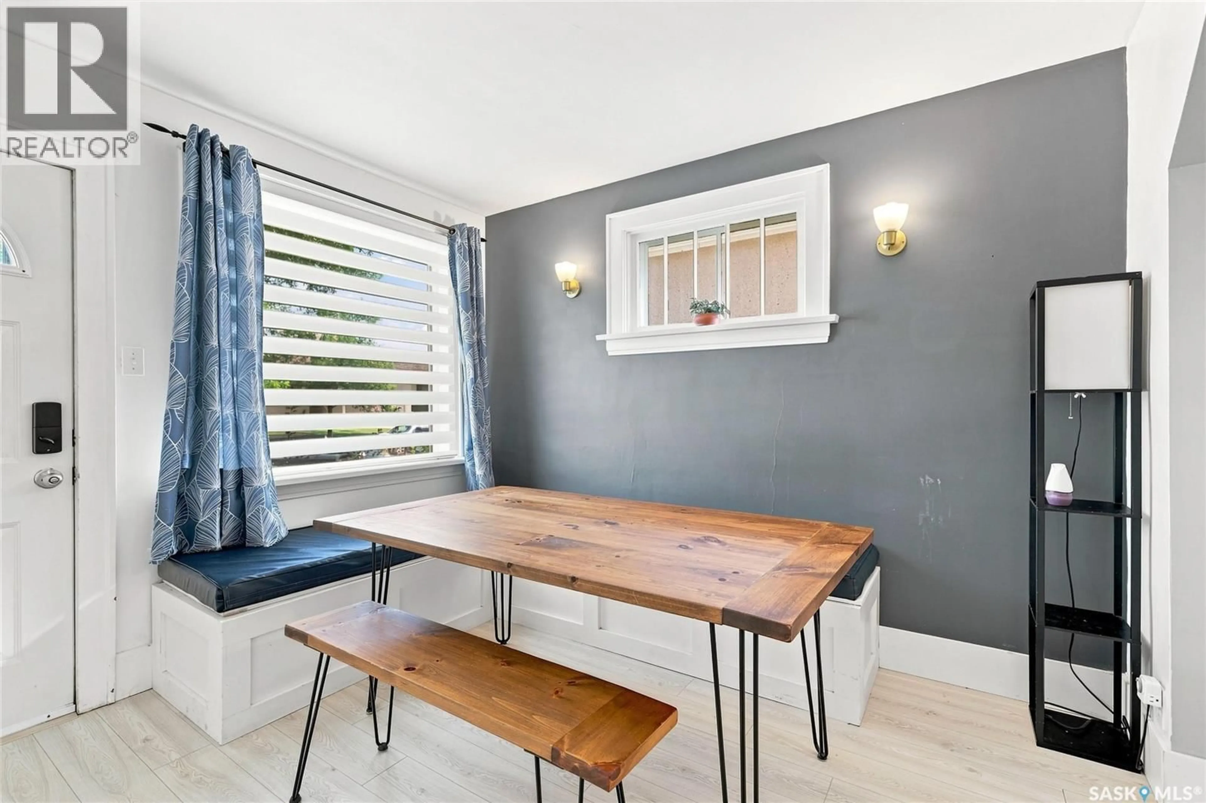 Dining room, wood/laminate floor for 2212 WALLACE STREET, Regina Saskatchewan S4N4A7
