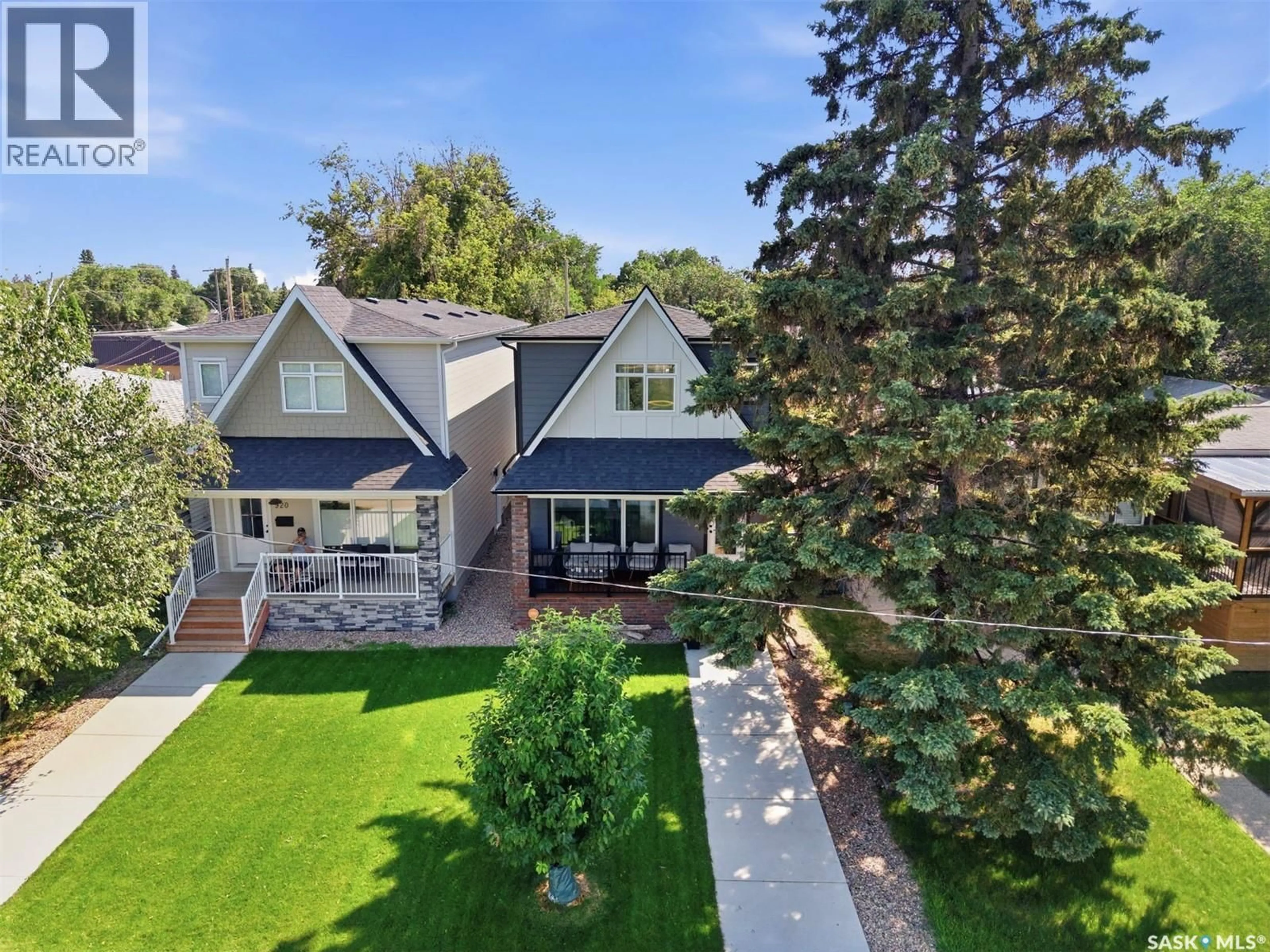 A pic from outside/outdoor area/front of a property/back of a property/a pic from drone, unknown for 918 3RD STREET, Saskatoon Saskatchewan S7H1M7