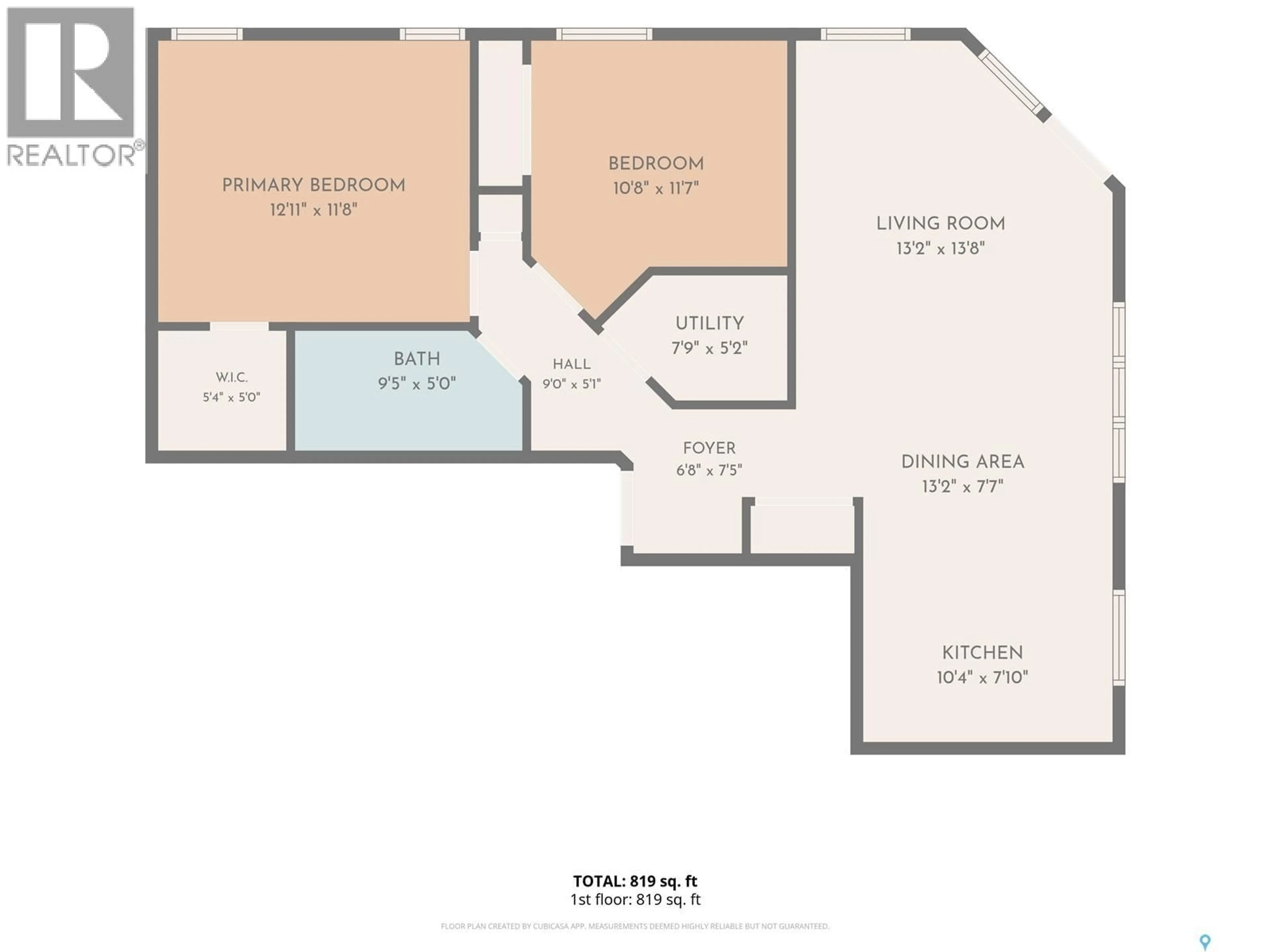 Floor plan for 205 100 5TH AVENUE, Regina Beach Saskatchewan S0G4C0