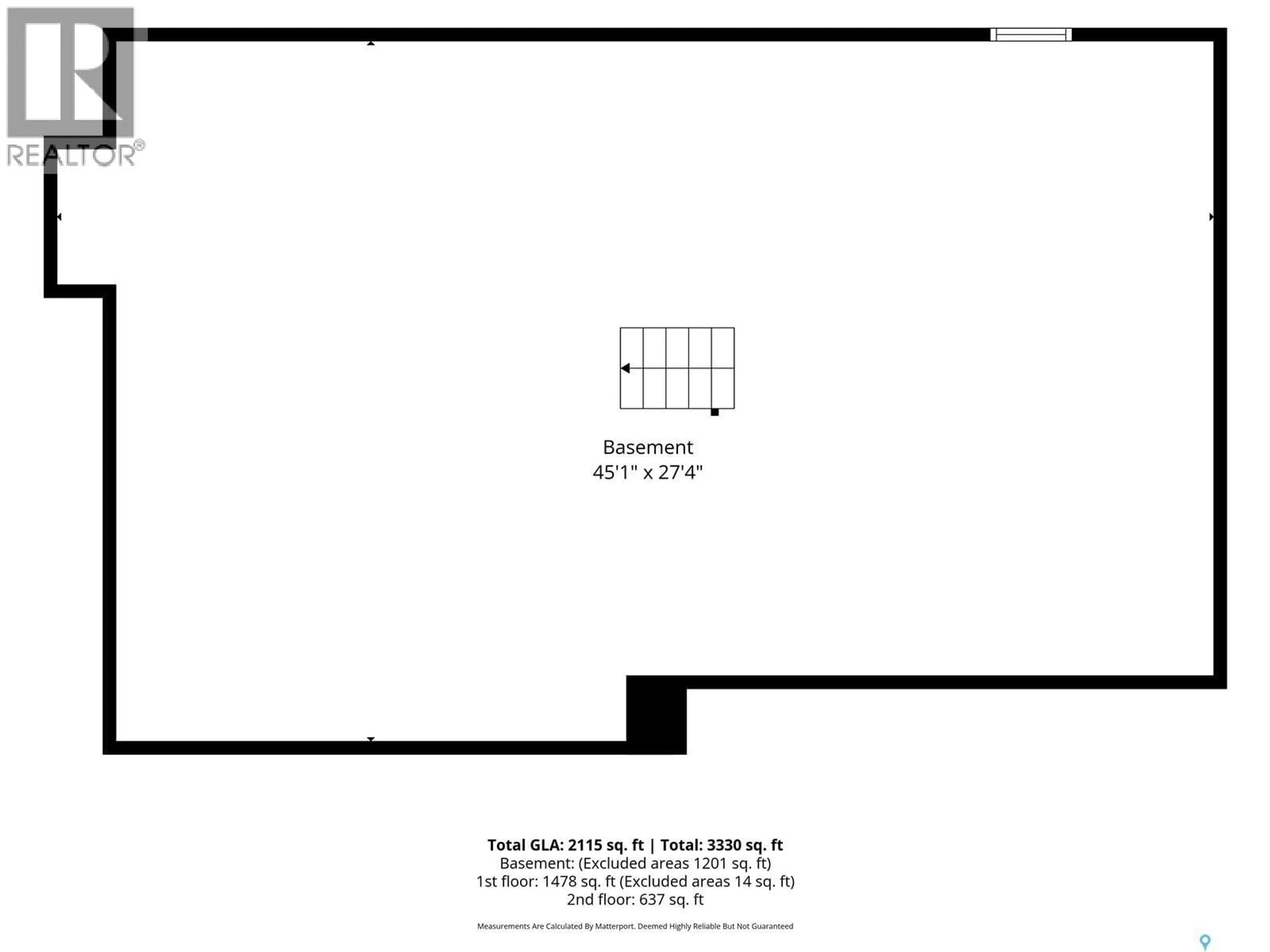 Floor plan for 522 DELARONDE ROAD, Saskatoon Saskatchewan S7J4A8