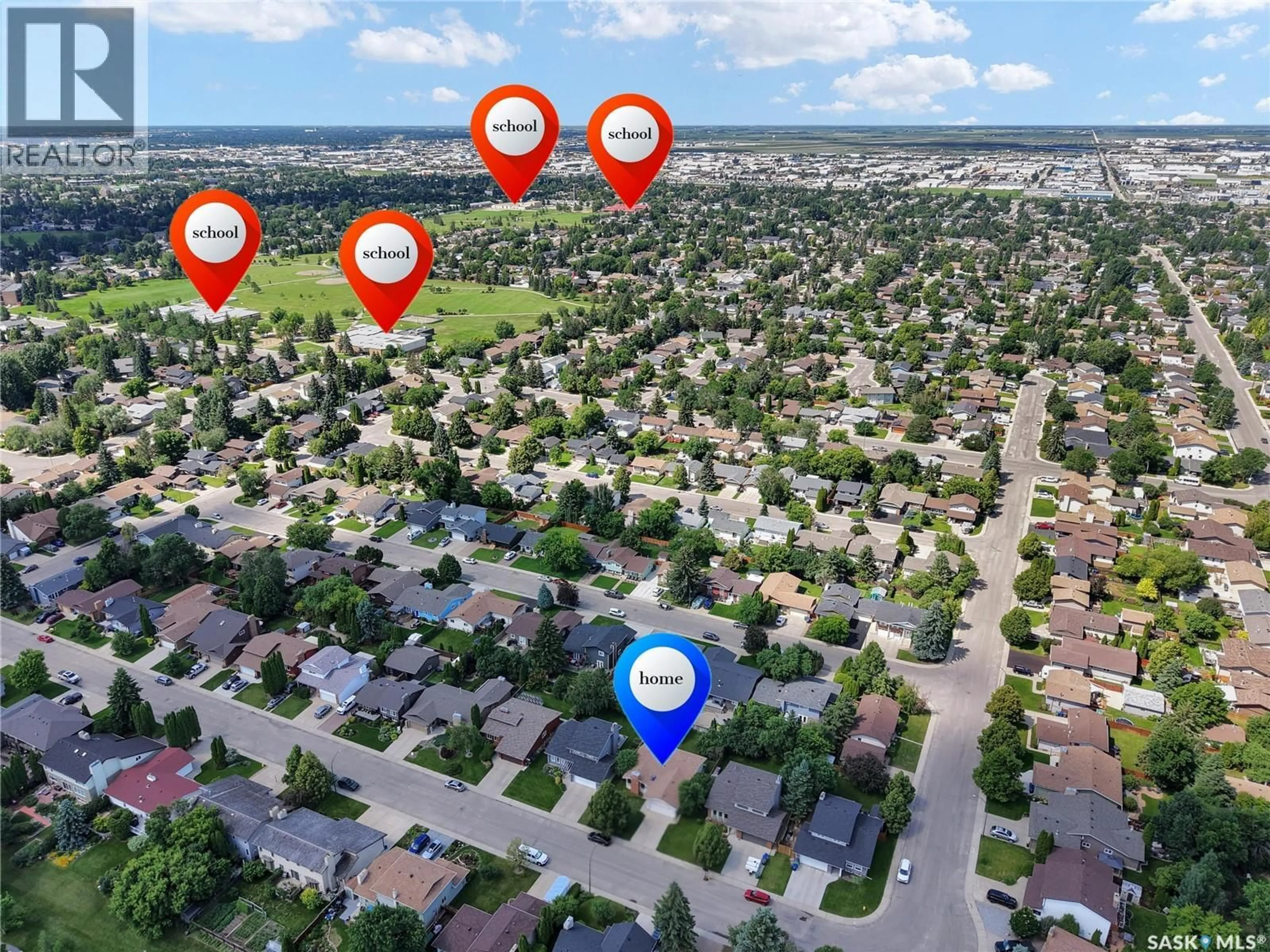 Picture of a map for 246 PERREAULT CRESCENT, Saskatoon Saskatchewan S7K6B3