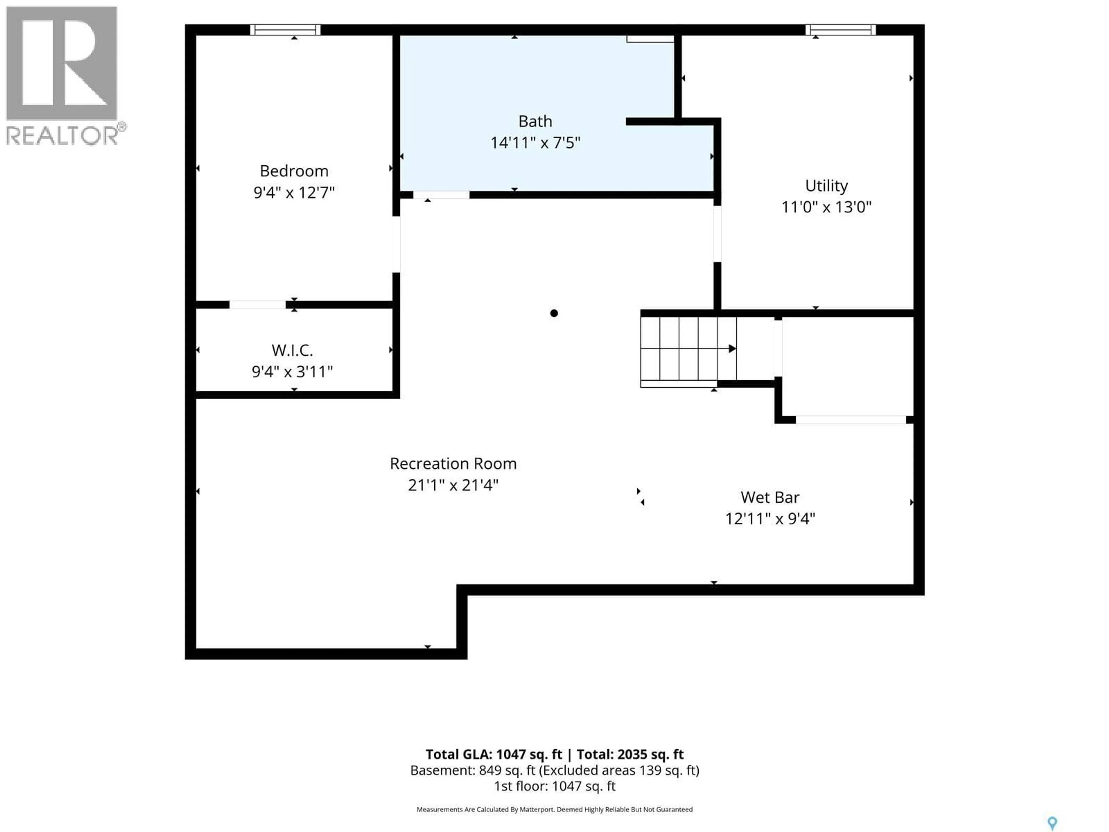 Floor plan for 43 COLUMBIA DRIVE, Saskatoon Saskatchewan S7K1E6