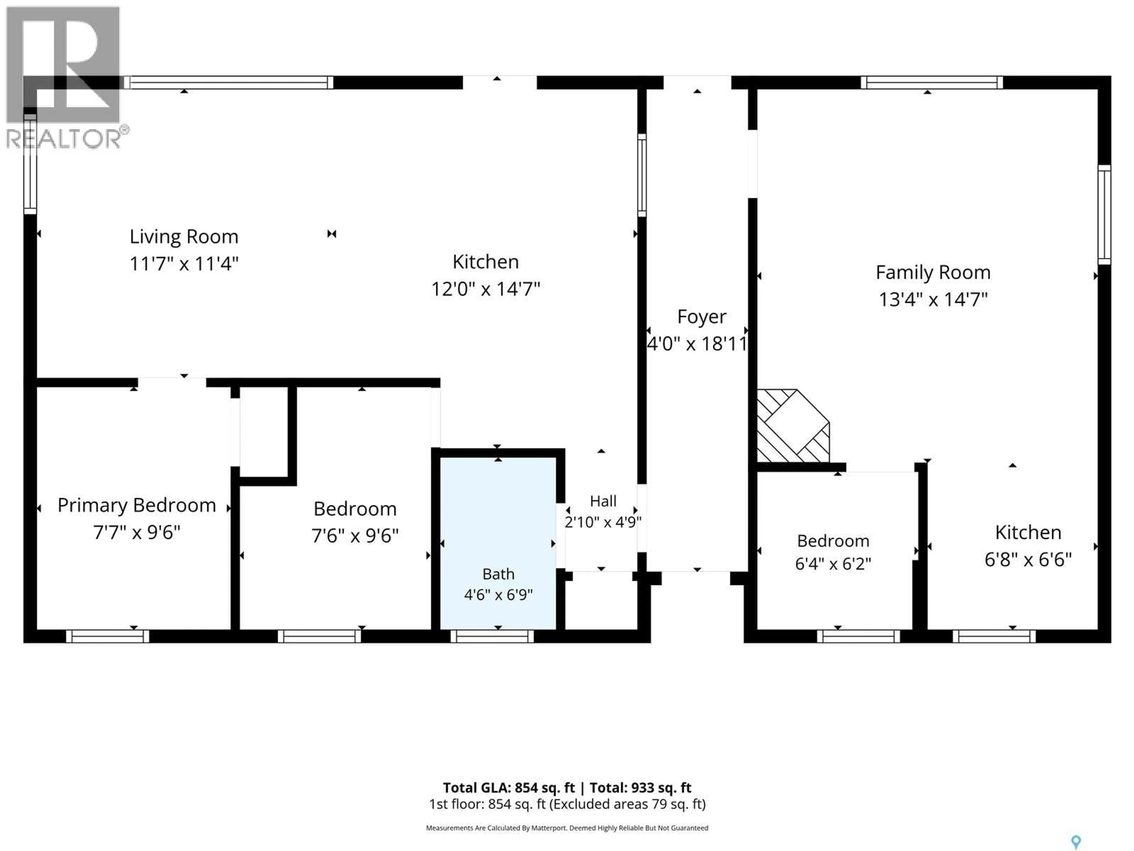 Floor plan for 7 MATHEWS CRESCENT, Turtle View Saskatchewan S0M0Y0