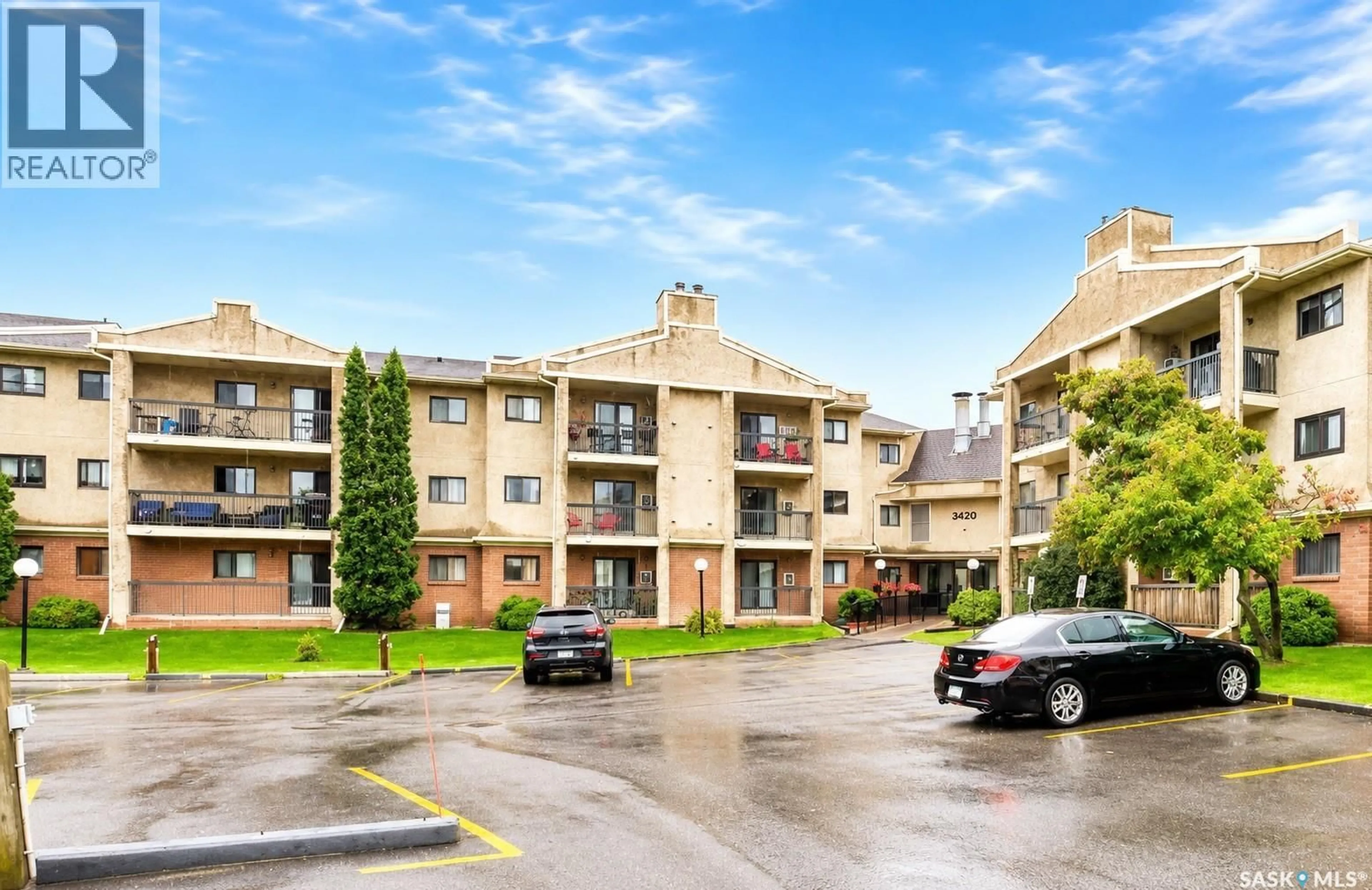 Patio, mountain view for 216 3420 PARK STREET, Regina Saskatchewan S4V2M9