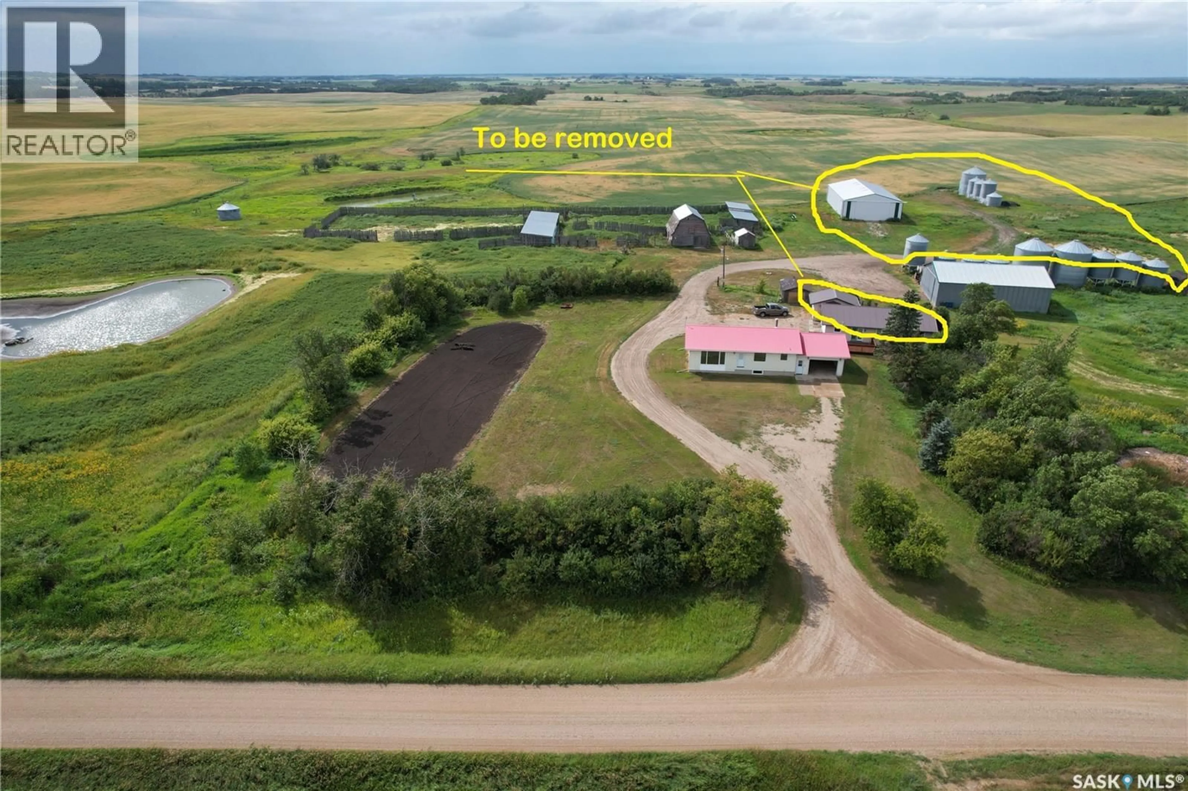 A pic from outside/outdoor area/front of a property/back of a property/a pic from drone, building for COLMER, Melville Saskatchewan S0A2P0
