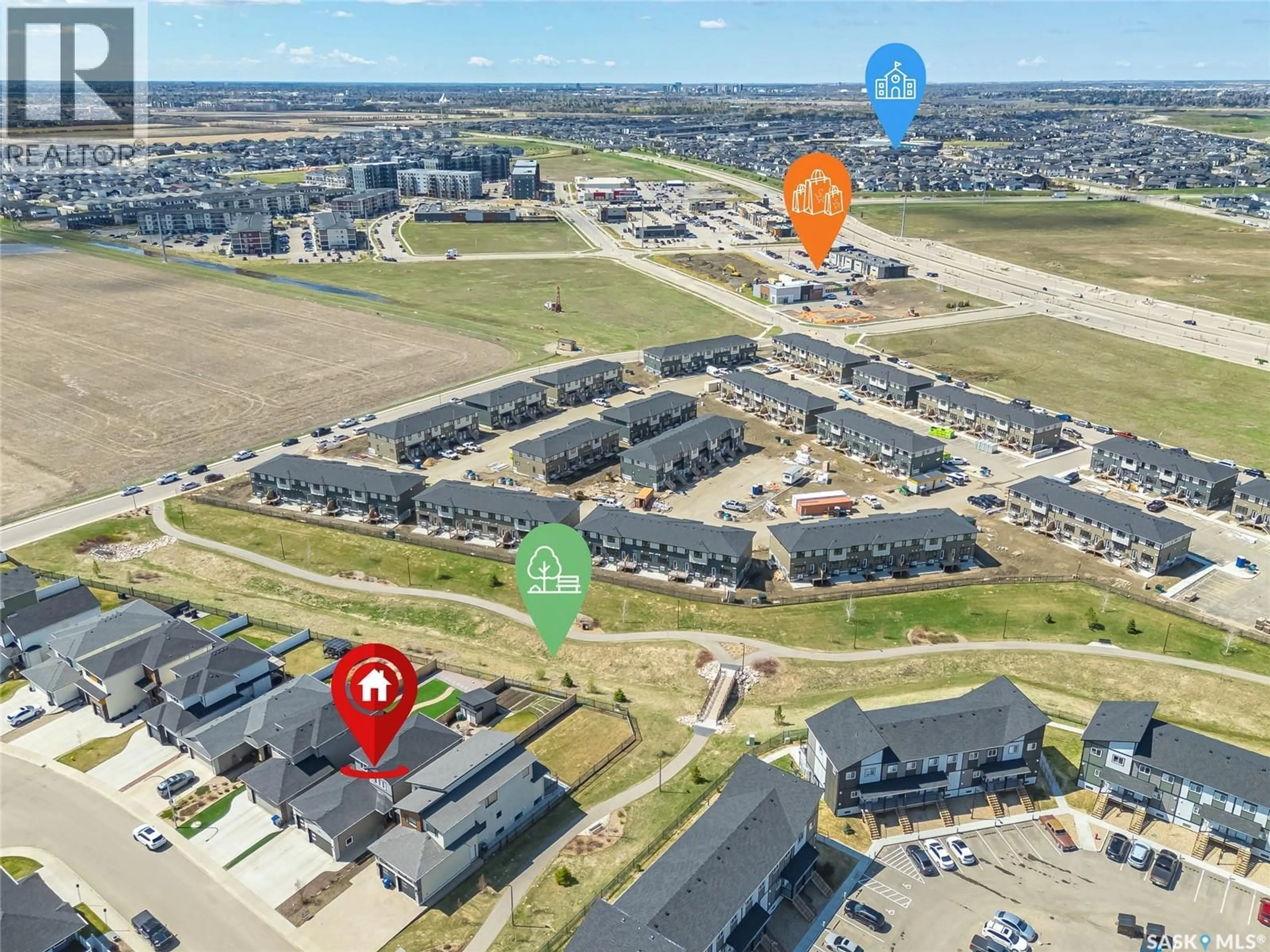 A pic from outside/outdoor area/front of a property/back of a property/a pic from drone, street for 140 FORSEY AVENUE, Saskatoon Saskatchewan S7W0Z6