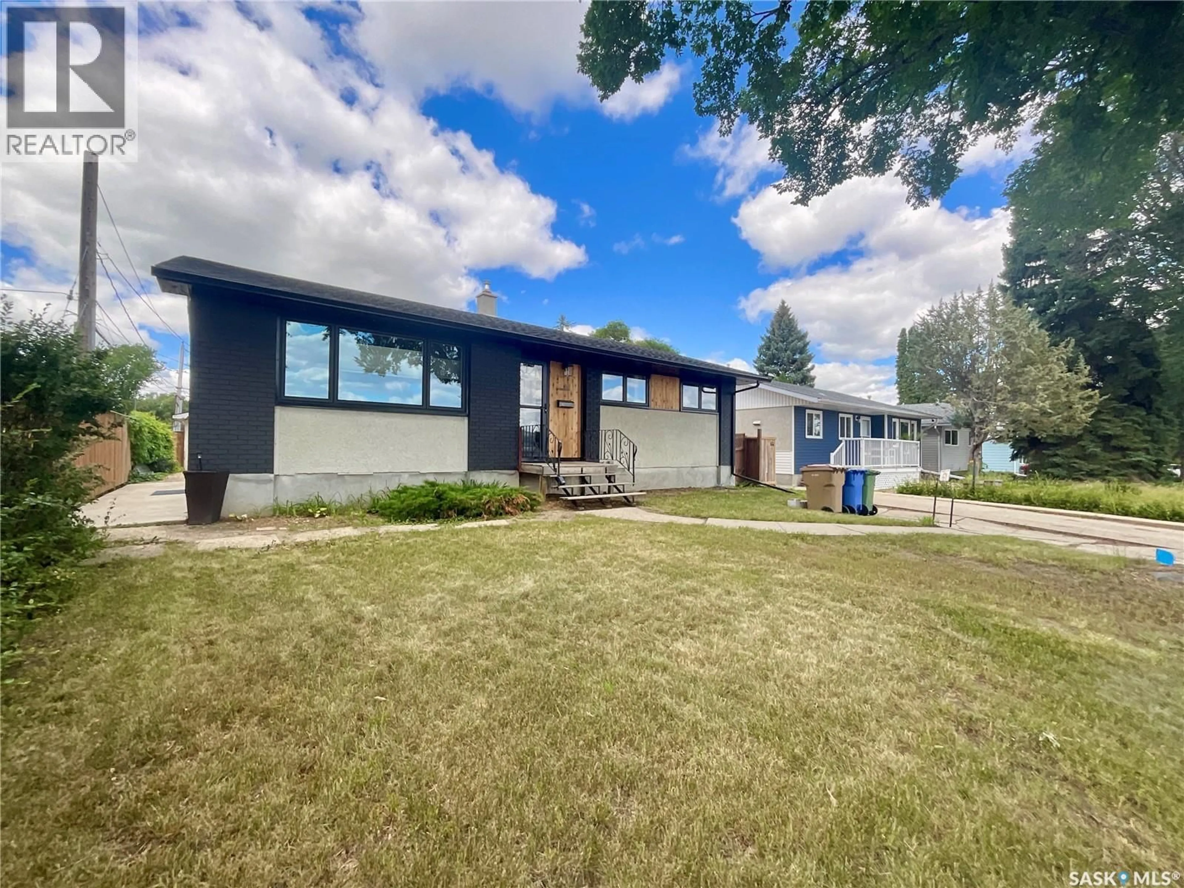 Home with vinyl exterior material, street for 68 CAMERON CRESCENT, Regina Saskatchewan S4S2X2