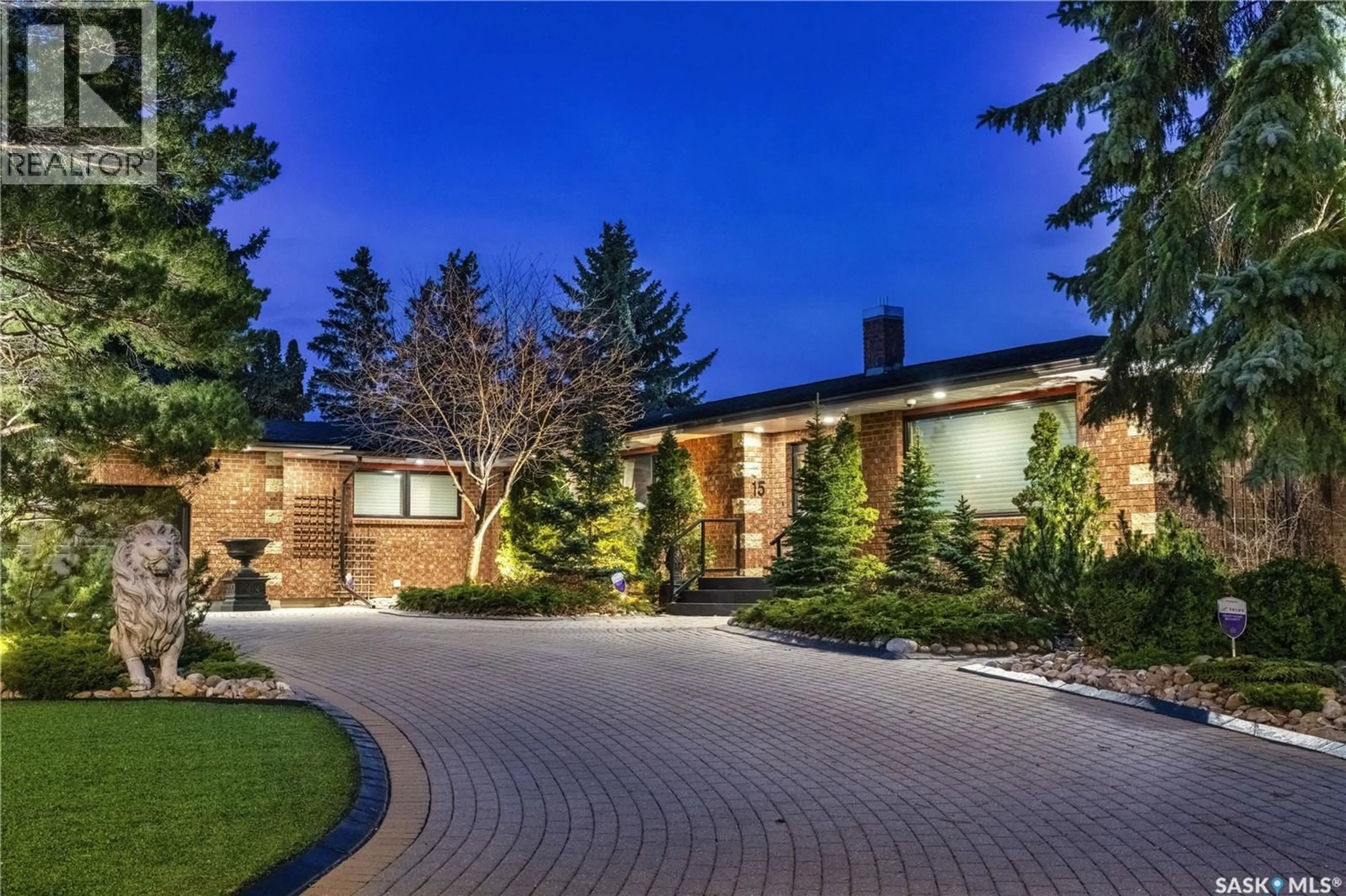 Home with brick exterior material, street for 15 QUAPPELLE COURT, Saskatoon Saskatchewan S7K1C2