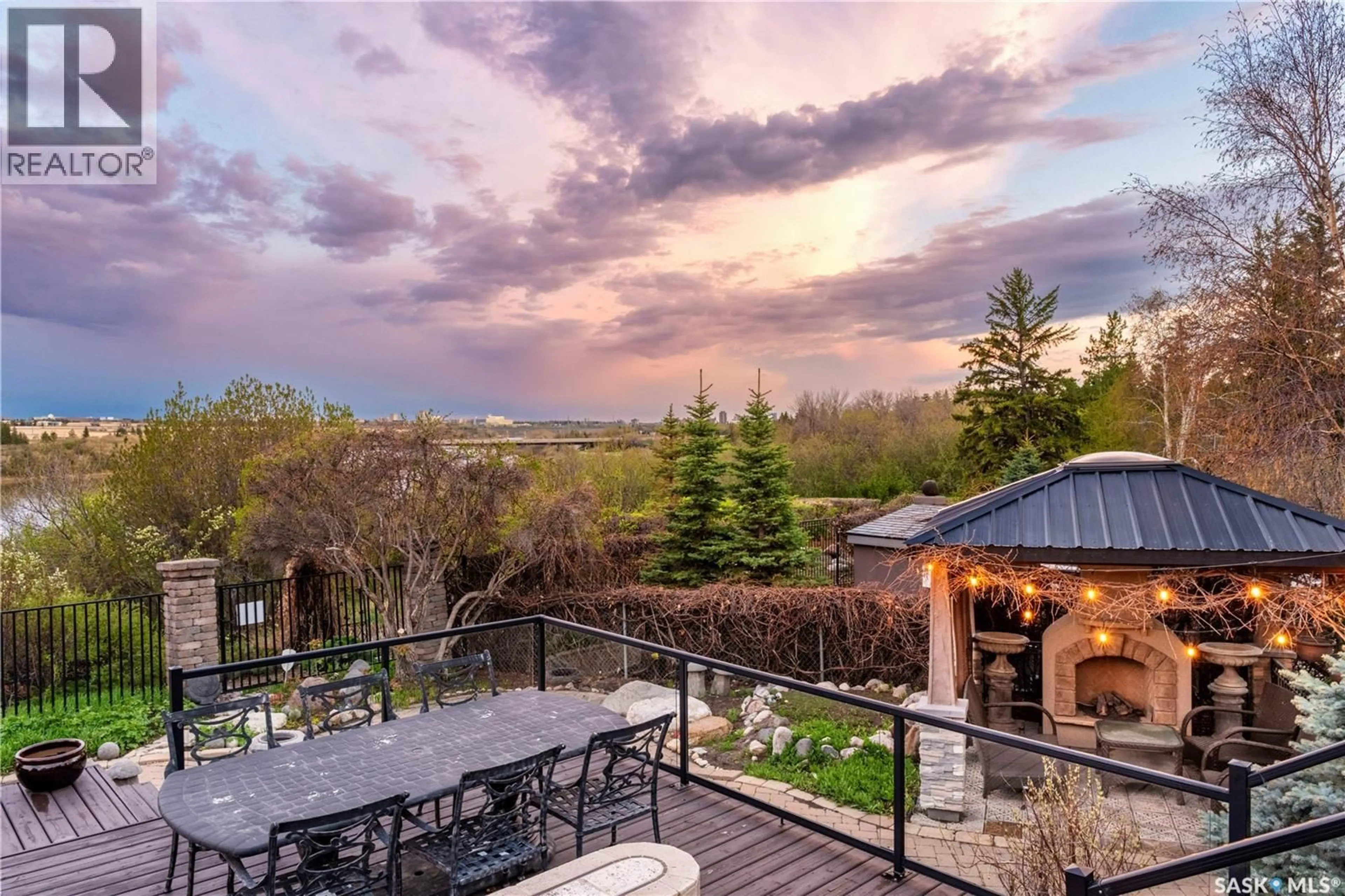 Patio, mountain view for 15 QUAPPELLE COURT, Saskatoon Saskatchewan S7K1C2