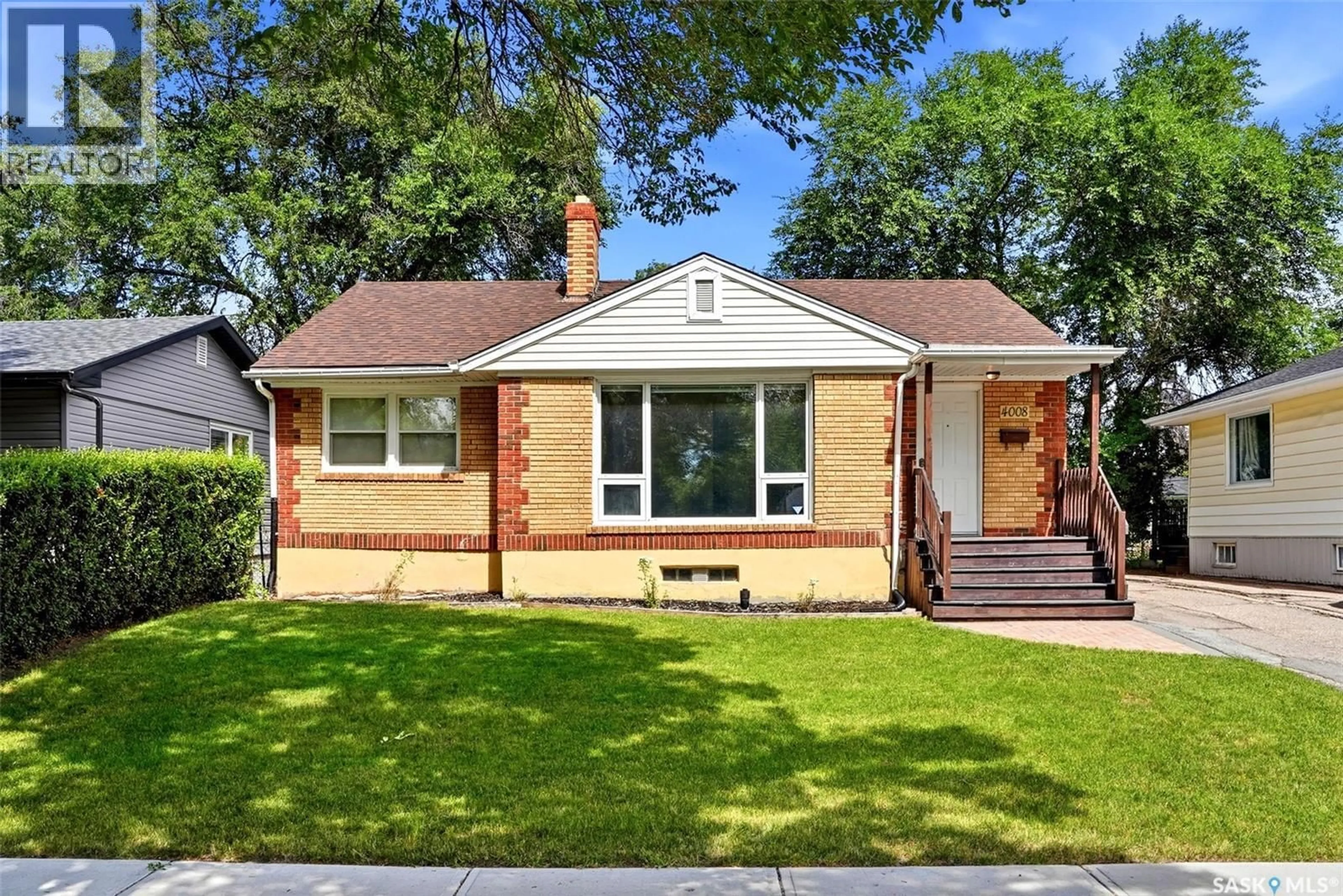 Home with brick exterior material, street for 4008 REGINA AVENUE, Regina Saskatchewan S4S0H9