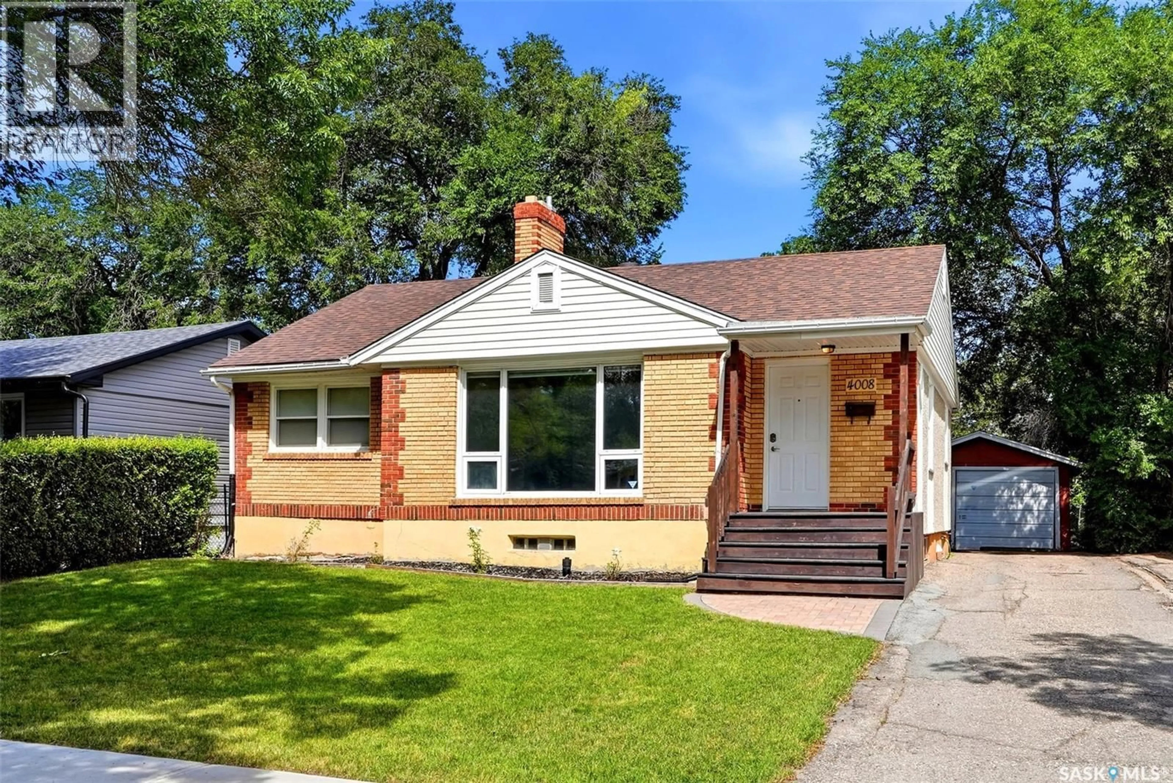 Home with brick exterior material, street for 4008 REGINA AVENUE, Regina Saskatchewan S4S0H9