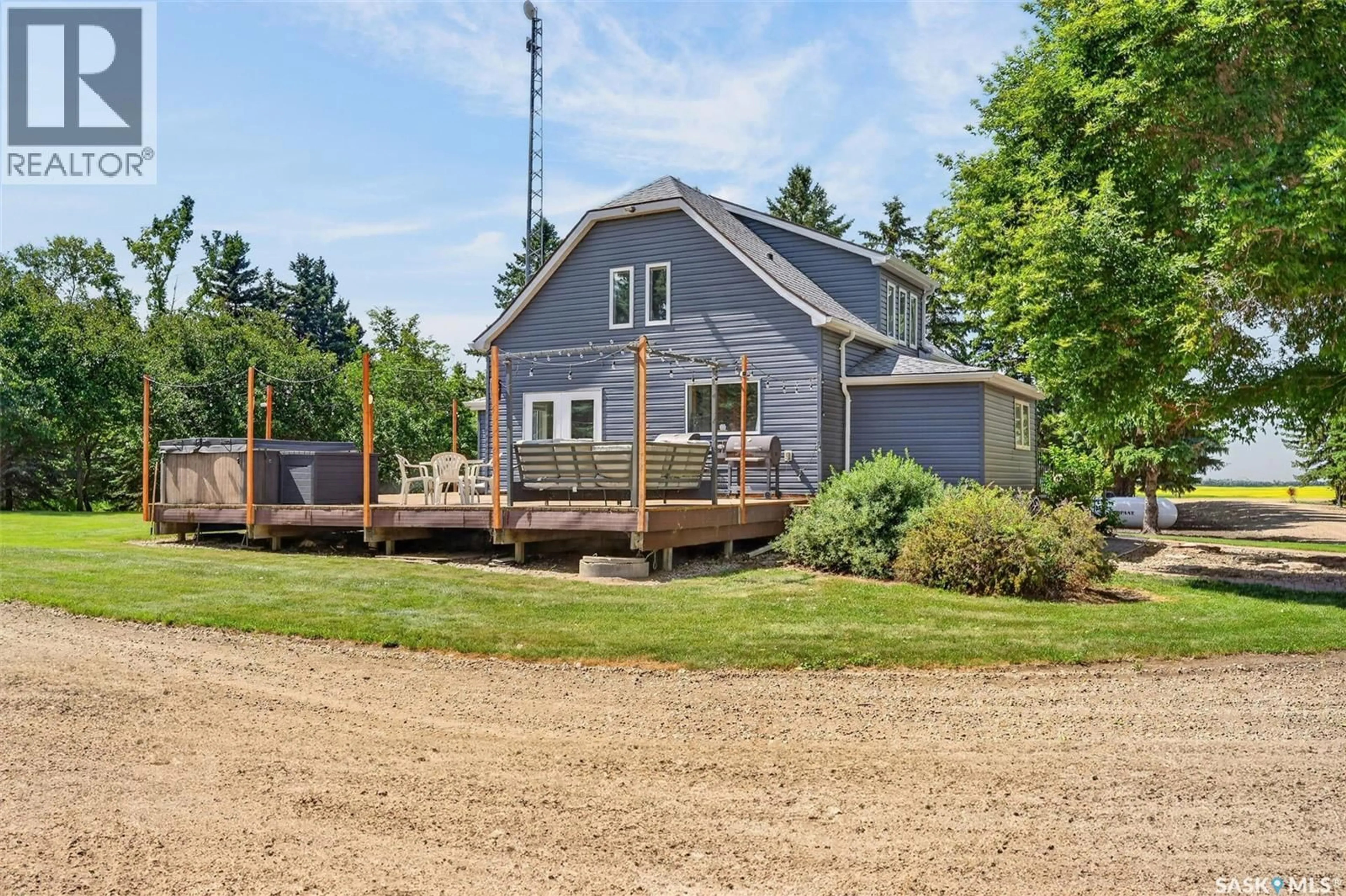 A pic from outside/outdoor area/front of a property/back of a property/a pic from drone, street for WILLIAMS ACREAGE, Wolverine Rm No. 340 Saskatchewan S0K2M0