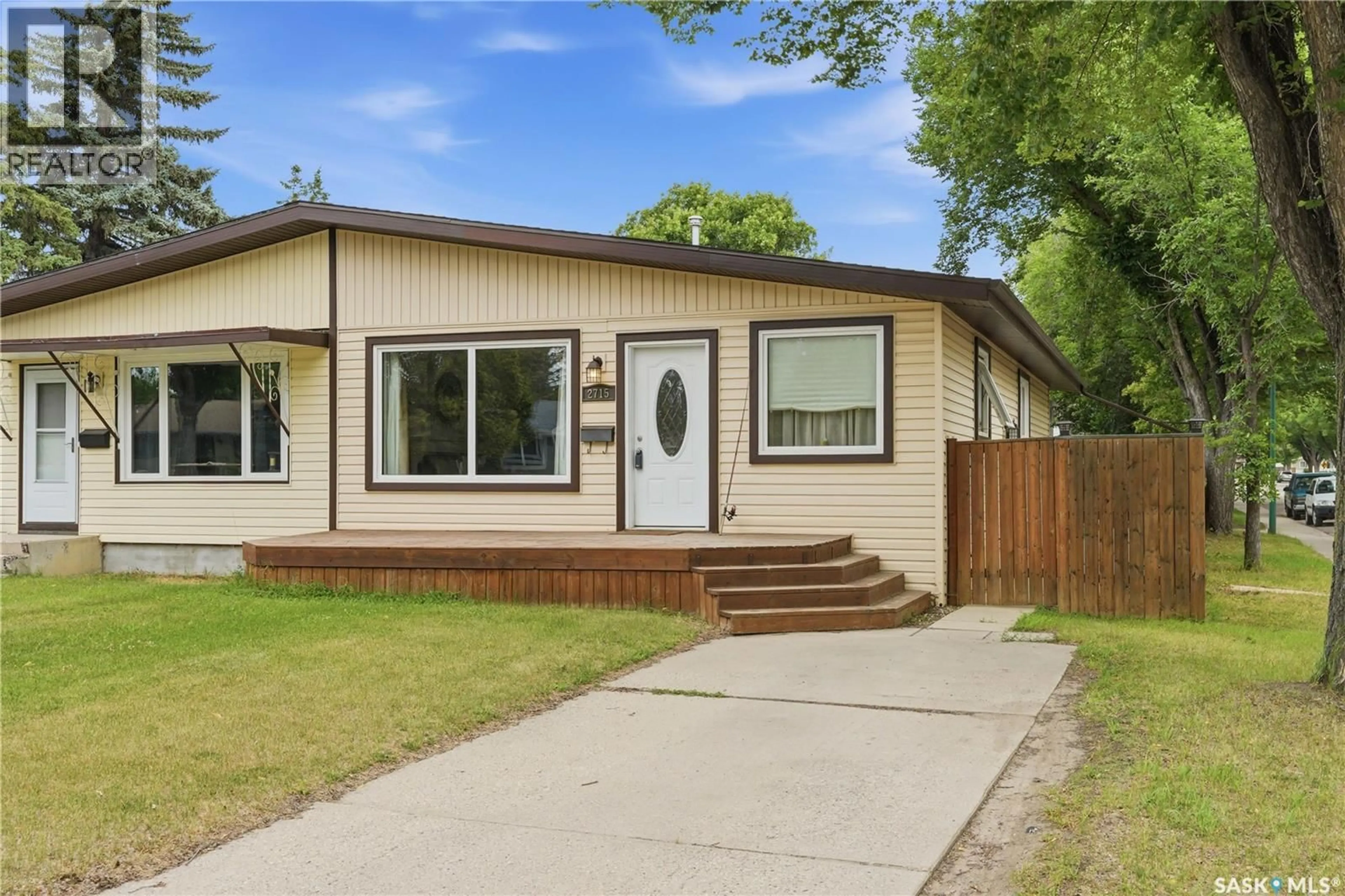 Home with vinyl exterior material, street for 2715 ARLINGTON AVENUE, Saskatoon Saskatchewan S7J2J5