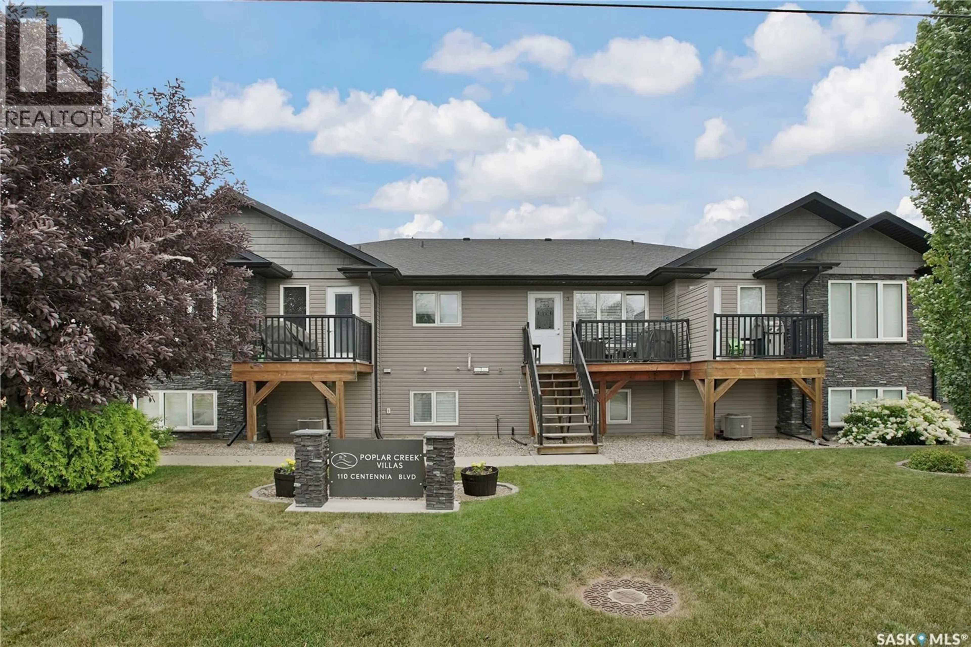 Patio, mountain view for 6F - 110 CENTENNIAL BOULEVARD, Warman Saskatchewan S0K4S0