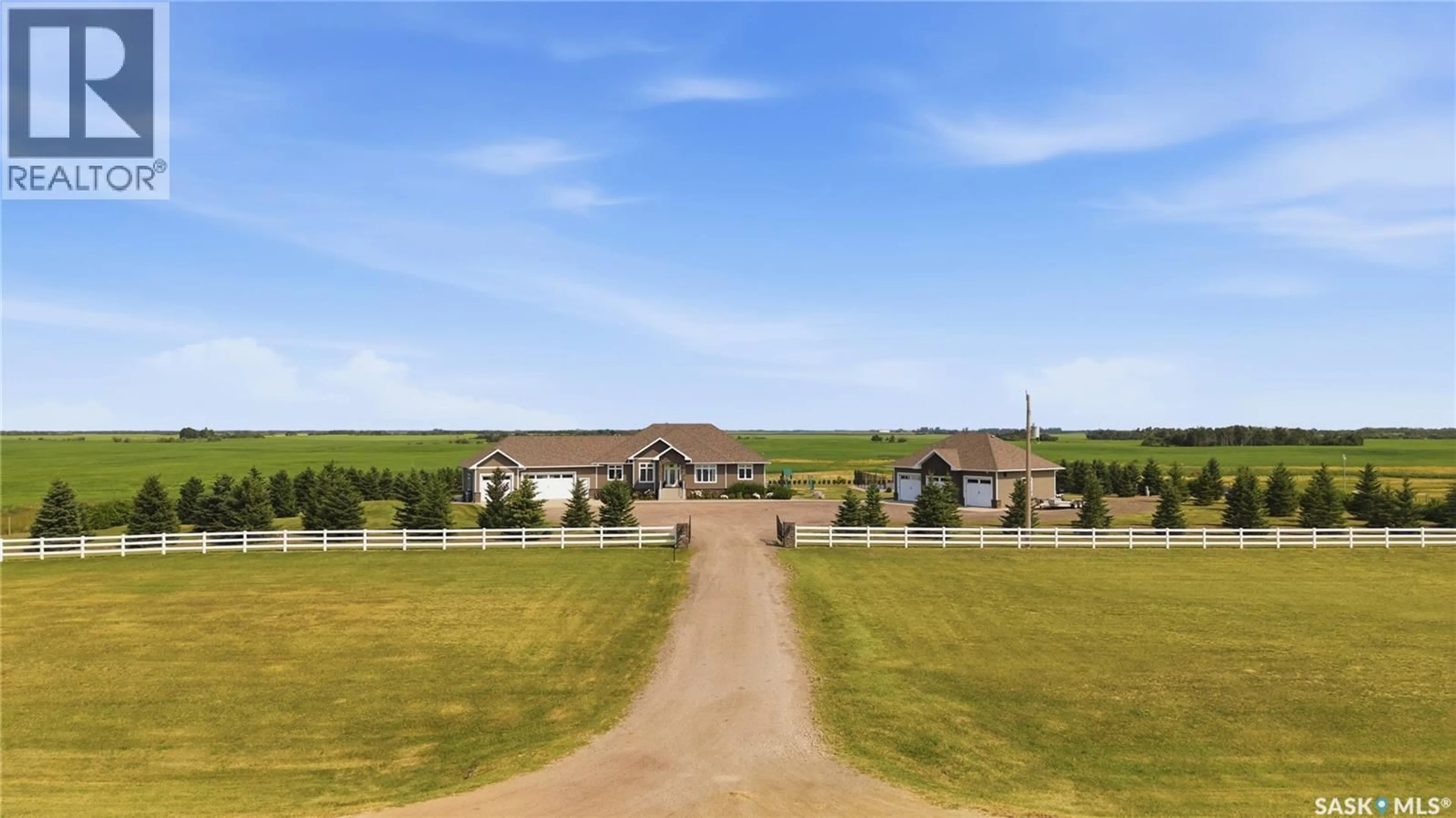 A pic from outside/outdoor area/front of a property/back of a property/a pic from drone, unknown for 13.95 LUXURY VIBANK ACREAGE, Vibank Saskatchewan S0G4Y0