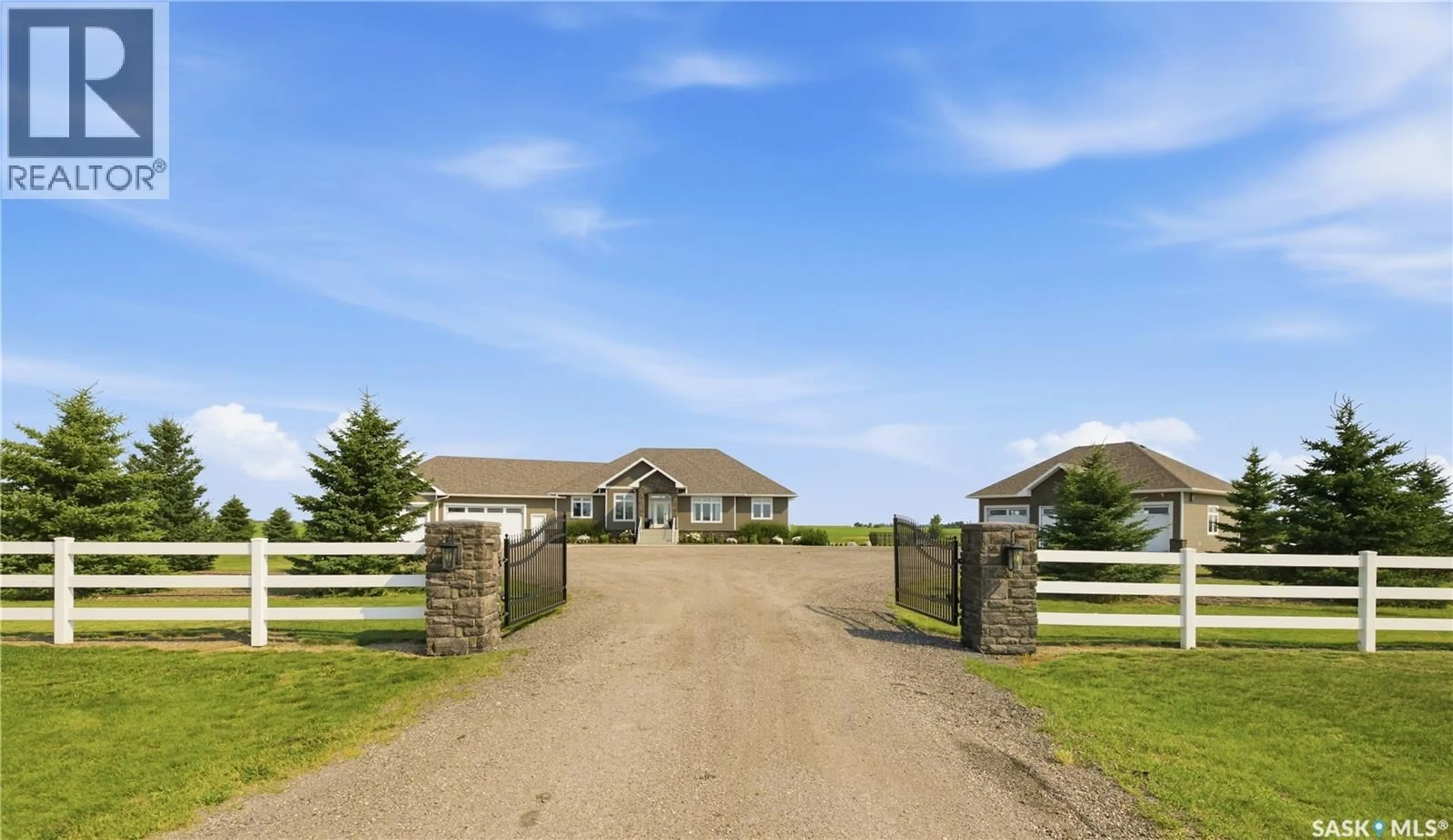 A pic from outside/outdoor area/front of a property/back of a property/a pic from drone, unknown for 13.95 LUXURY VIBANK ACREAGE, Vibank Saskatchewan S0G4Y0
