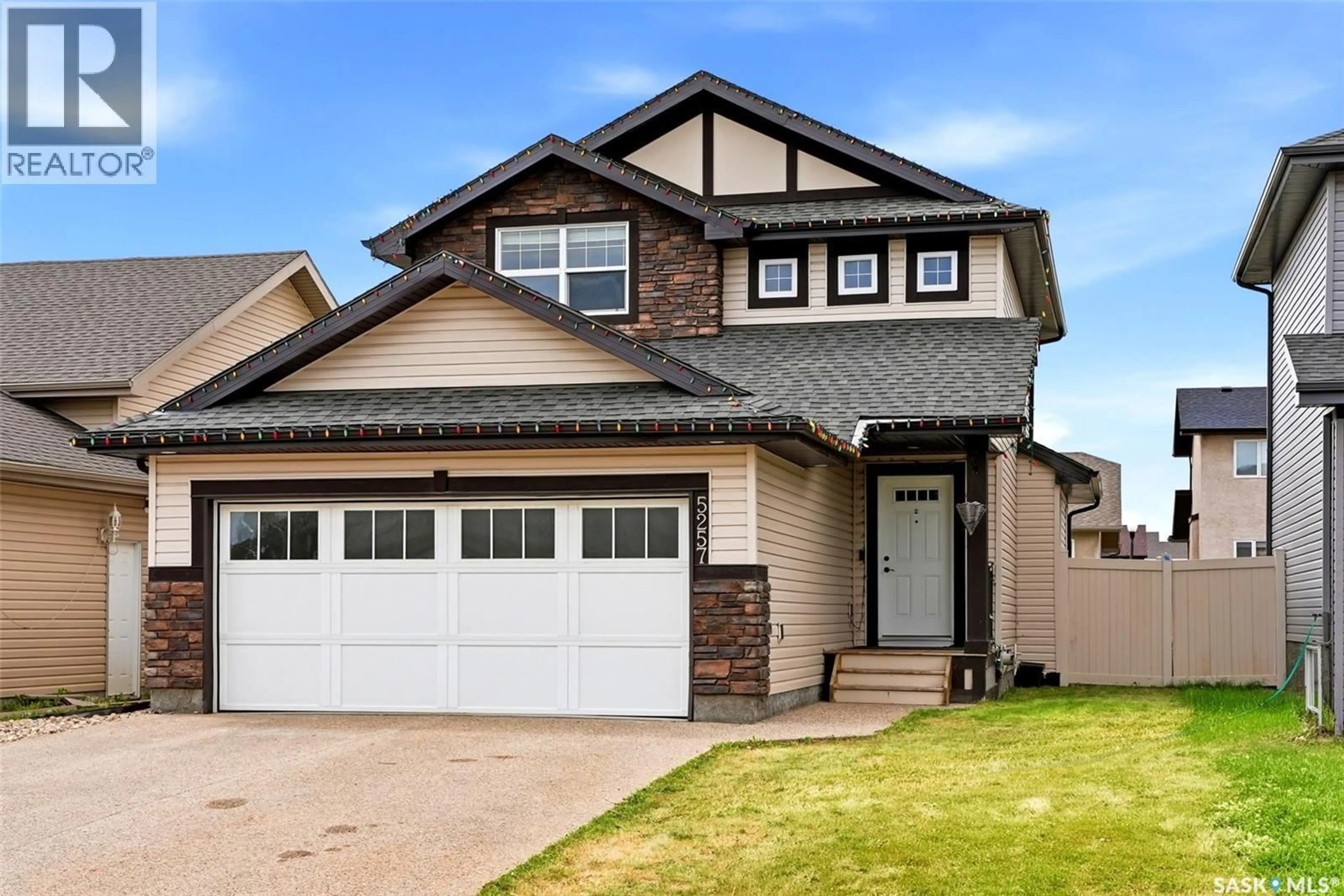 Home with vinyl exterior material, street for 5257 CANUCK CRESCENT, Regina Saskatchewan S4W0H2