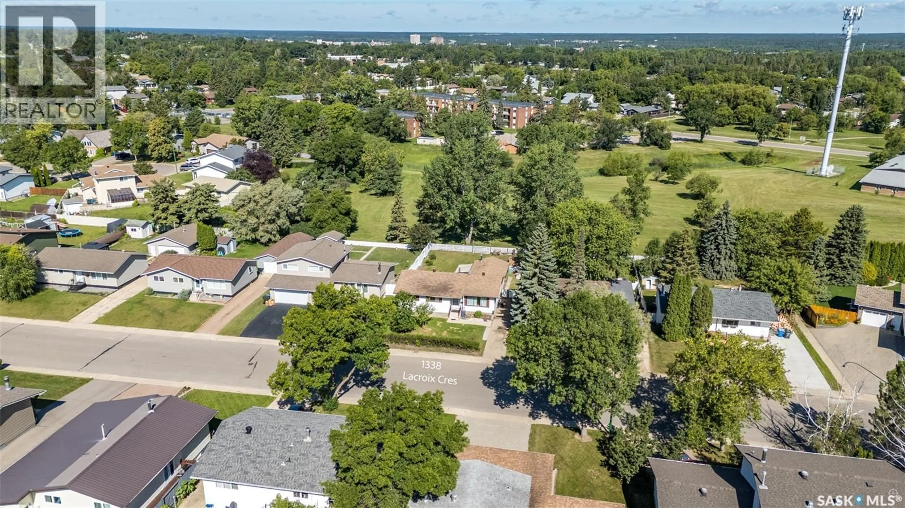 A pic from outside/outdoor area/front of a property/back of a property/a pic from drone, unknown for 1338 LACROIX CRESCENT, Prince Albert Saskatchewan S6V6R8