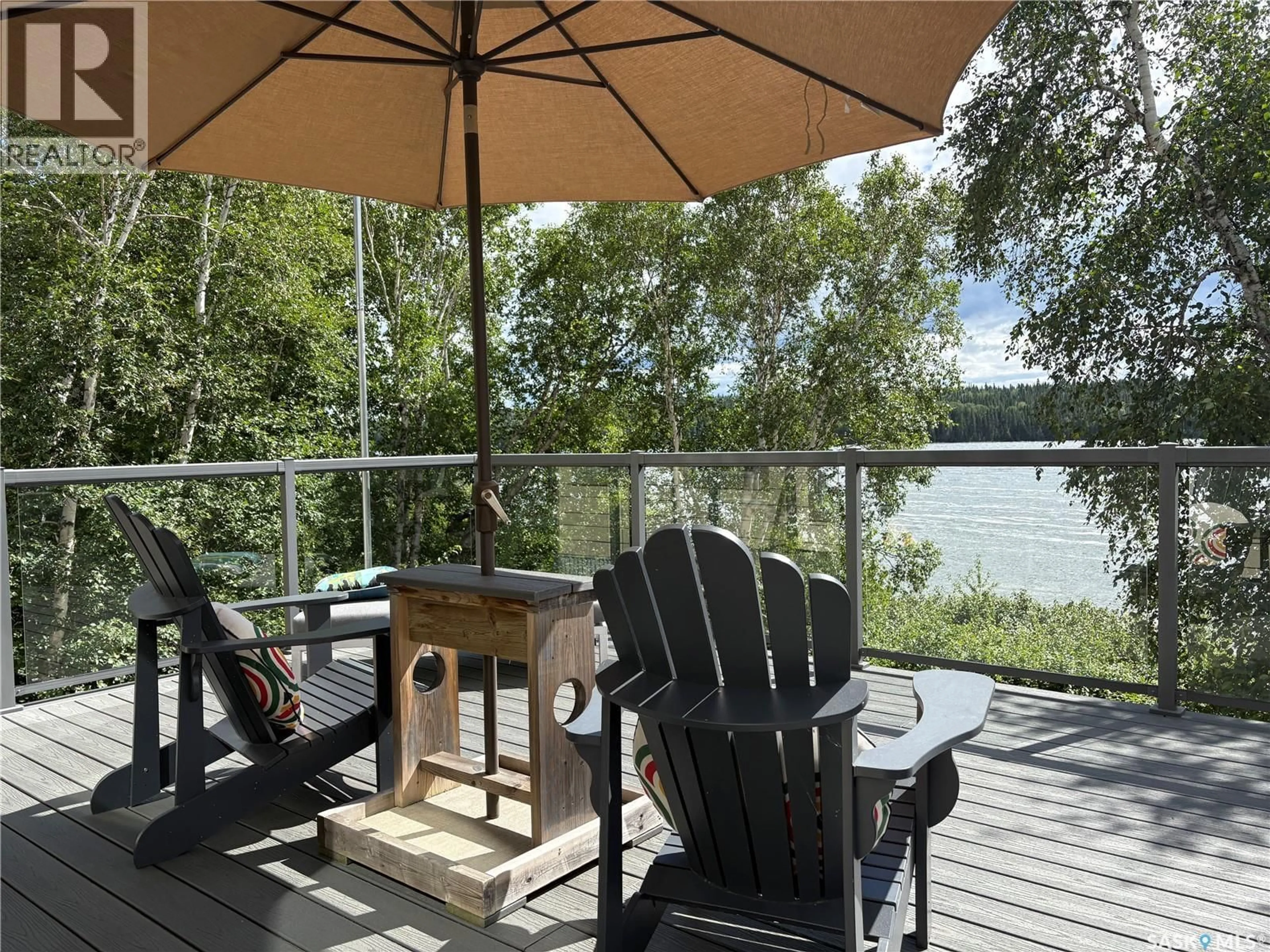 Patio, water/lake/river/ocean view for 22 TRANQUILITY DRIVE, Cowan Lake Saskatchewan S0J0E0
