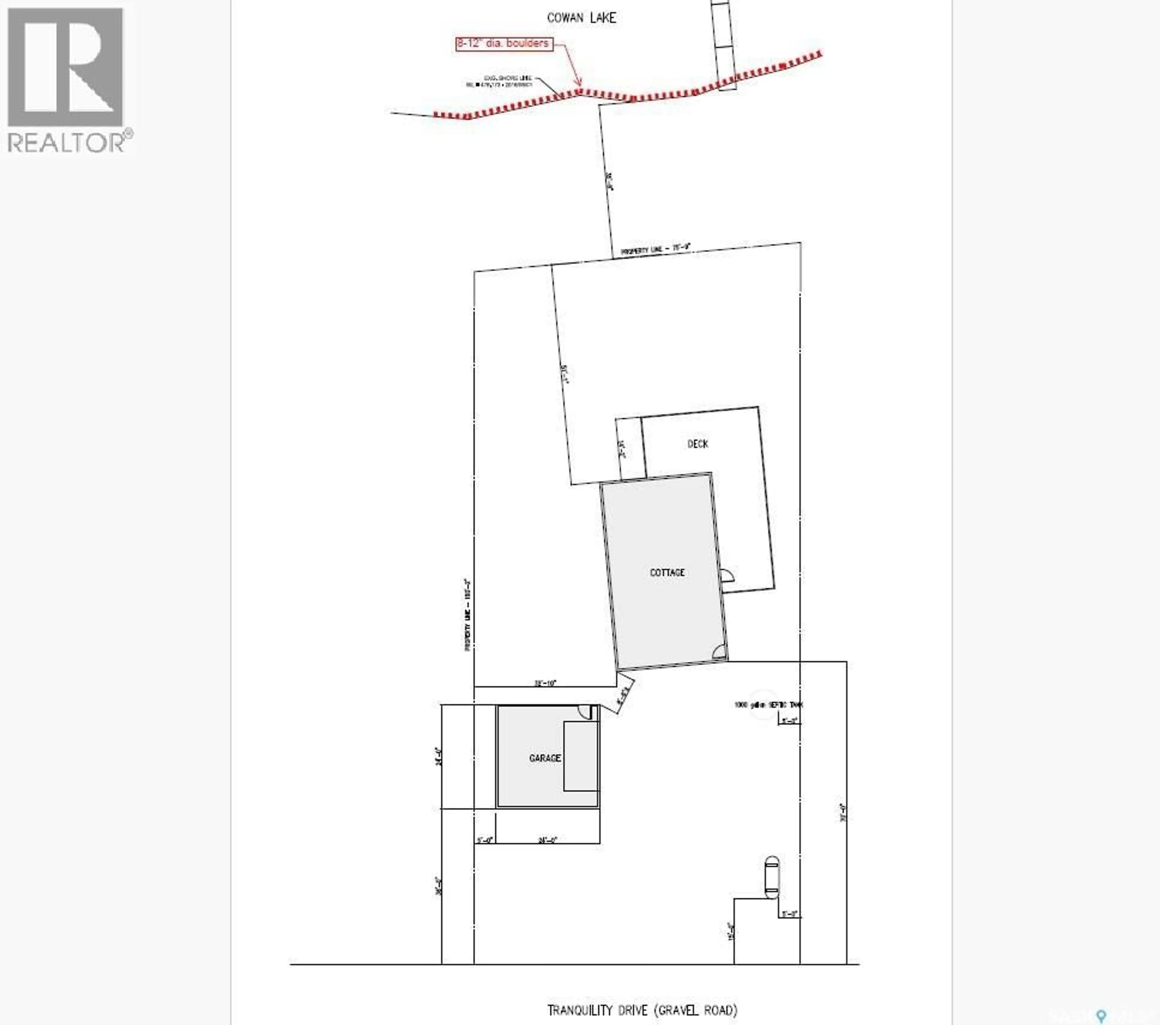 Floor plan for 22 TRANQUILITY DRIVE, Cowan Lake Saskatchewan S0J0E0