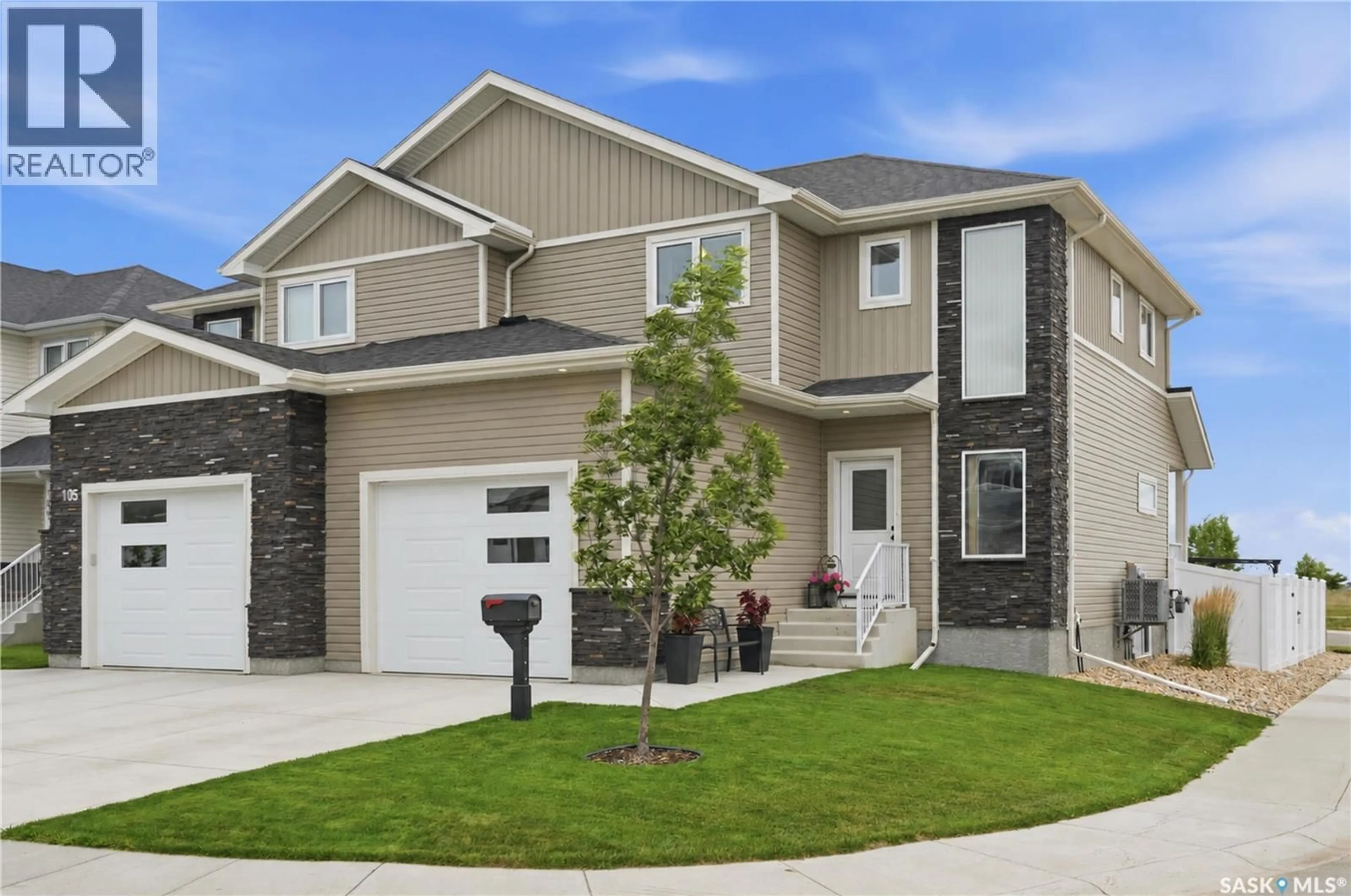 Home with vinyl exterior material, street for 101 ECHO LANE, Martensville Saskatchewan S0K2T1