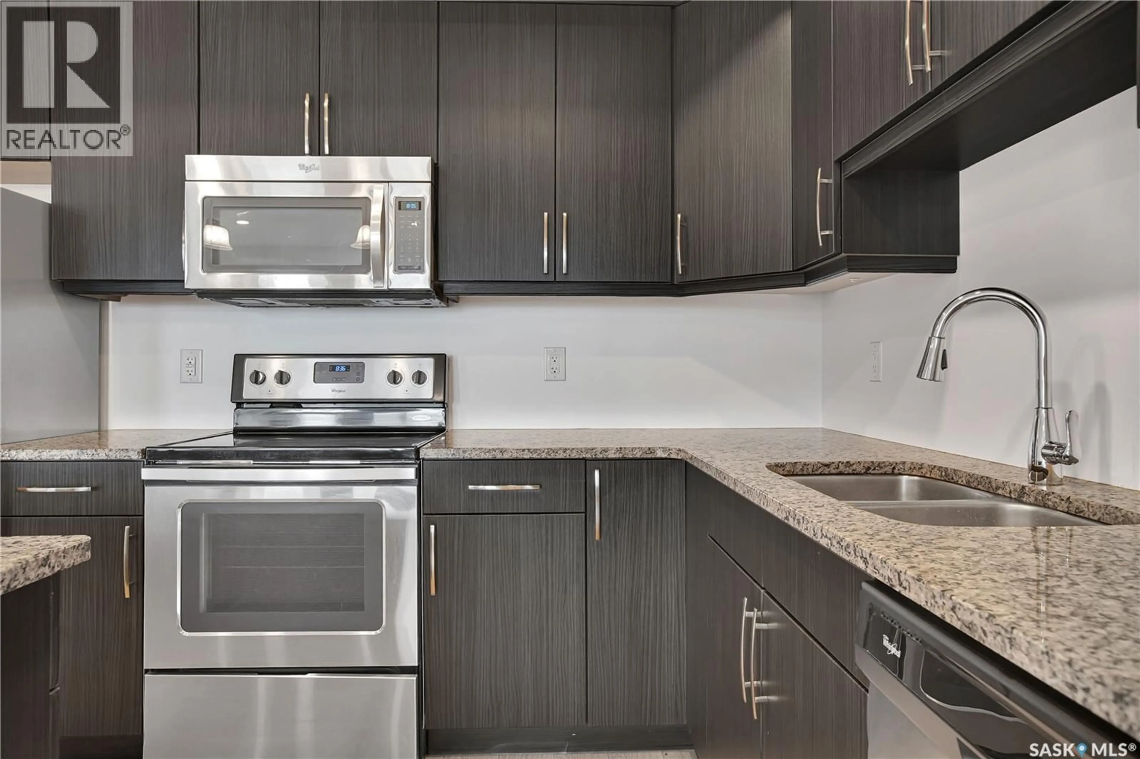 Standard kitchen, ceramic/tile floor for 308 - 770 CHILDERS CRESCENT, Saskatoon Saskatchewan S7L6W1