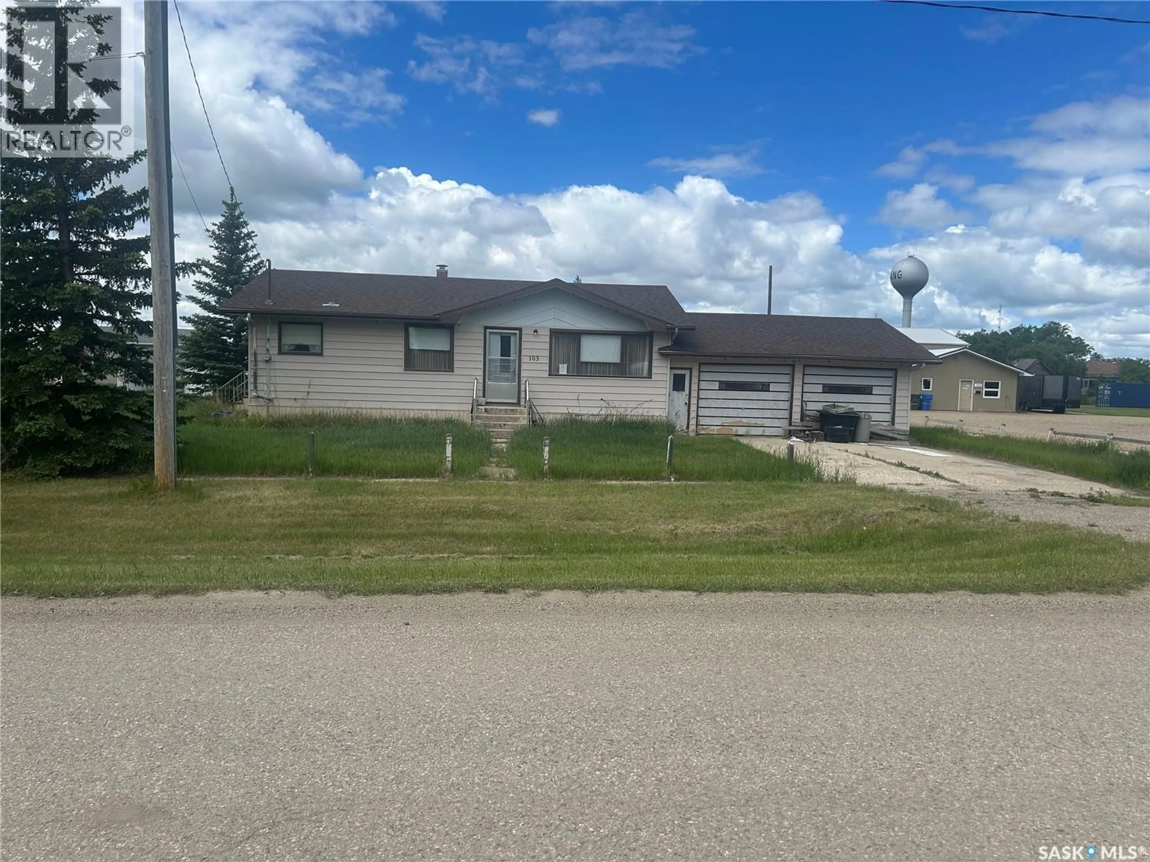A pic from outside/outdoor area/front of a property/back of a property/a pic from drone, street for 103 MAIN STREET, Lang Saskatchewan S0G2W0