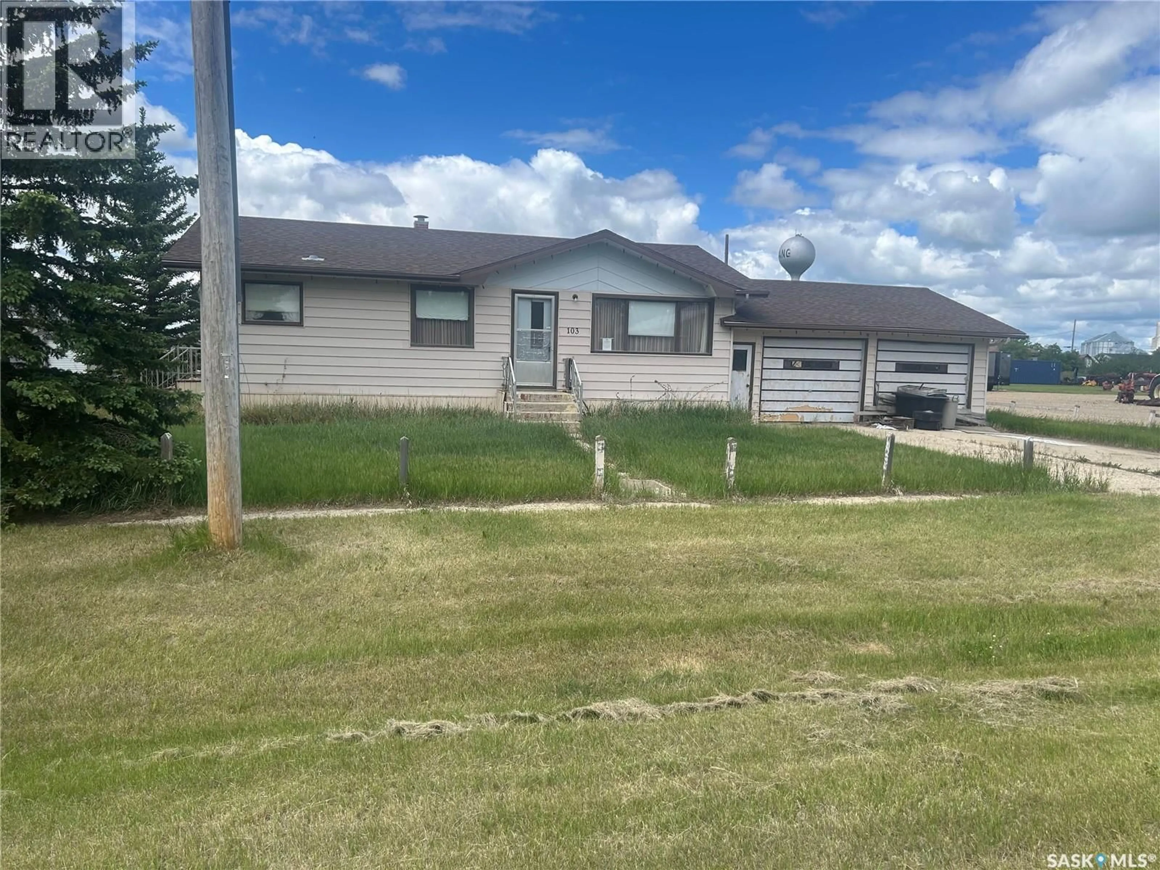 A pic from outside/outdoor area/front of a property/back of a property/a pic from drone, street for 103 MAIN STREET, Lang Saskatchewan S0G2W0