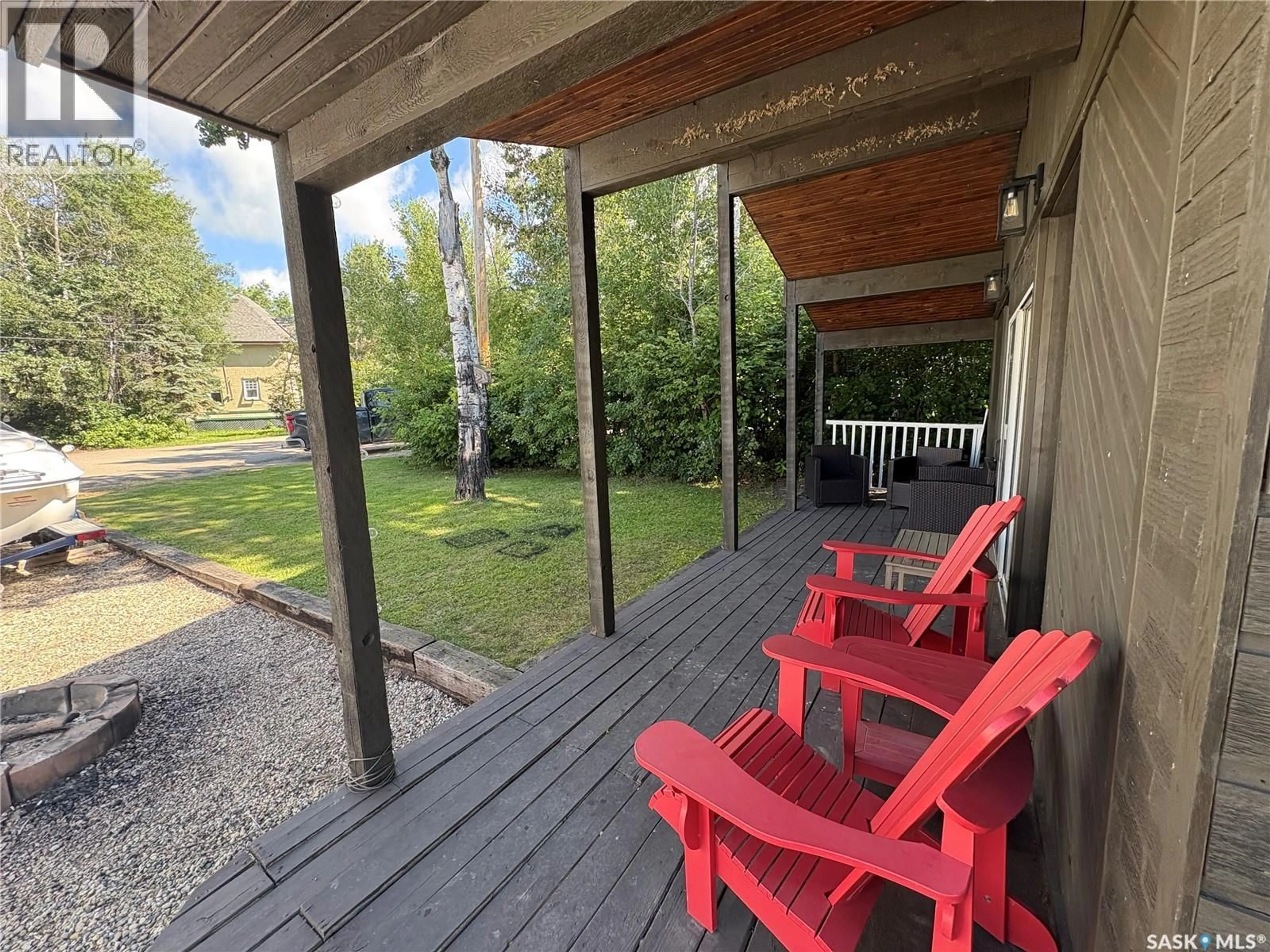 Patio, forest/trees view for 9 HUNTER BAY, Fishing Lake Saskatchewan S0A1Y0