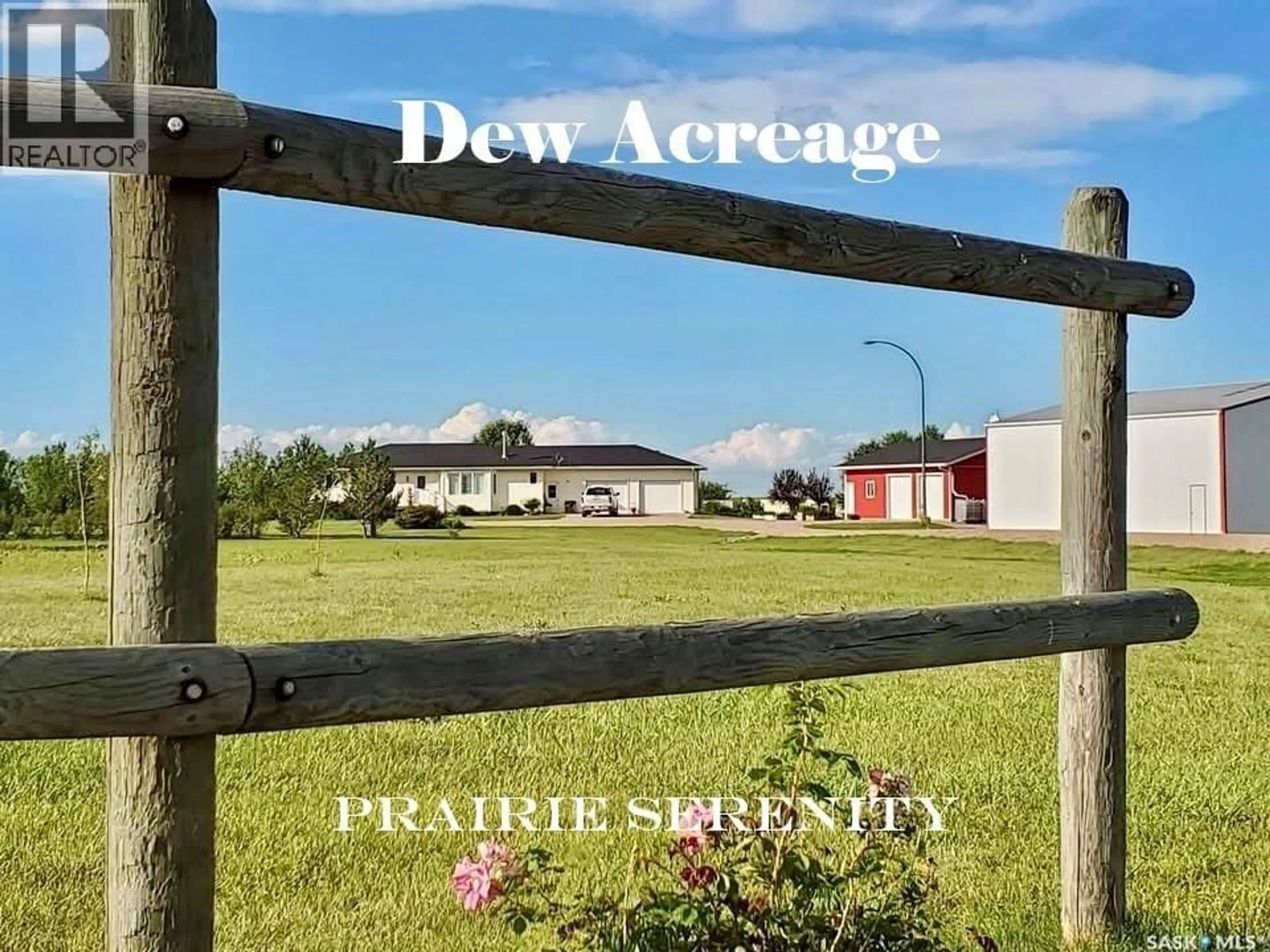 A pic from outside/outdoor area/front of a property/back of a property/a pic from drone, unknown for DEW ACREAGE, Estevan Rm No. 5 Saskatchewan S4A2K9