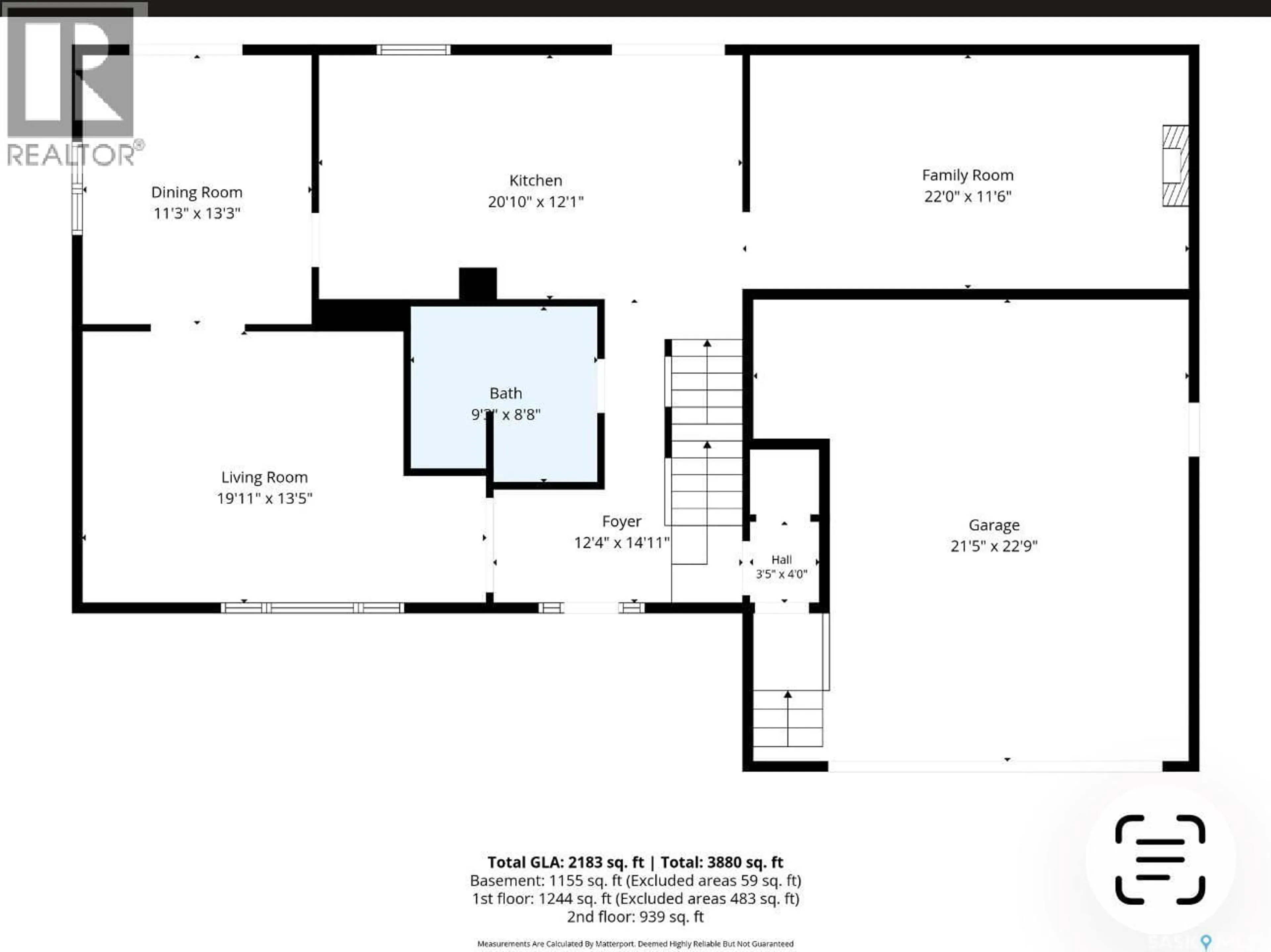 Floor plan for 30 ROBORECKI TERRACE, Saskatoon Saskatchewan S7K5L3